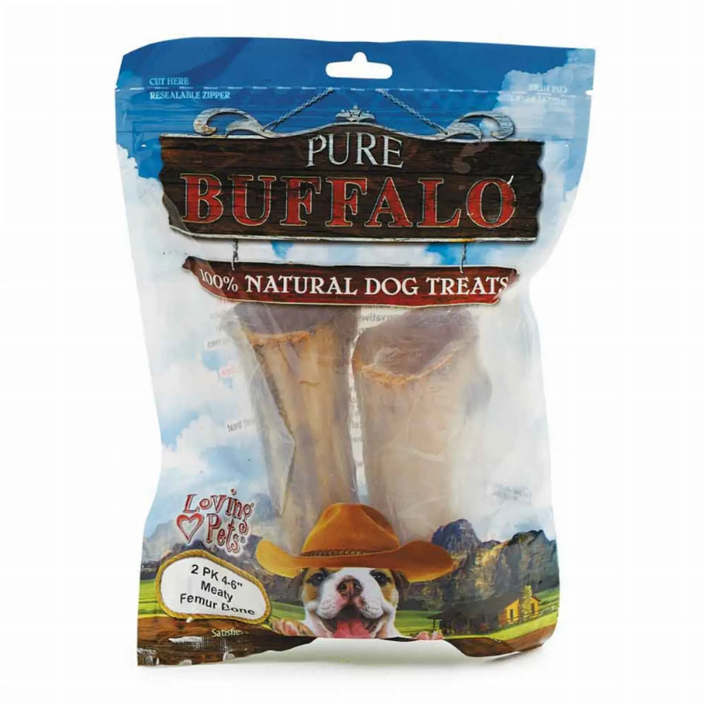 4–6" Meaty Femur Bone (2‑Pack) | Loving Pets
