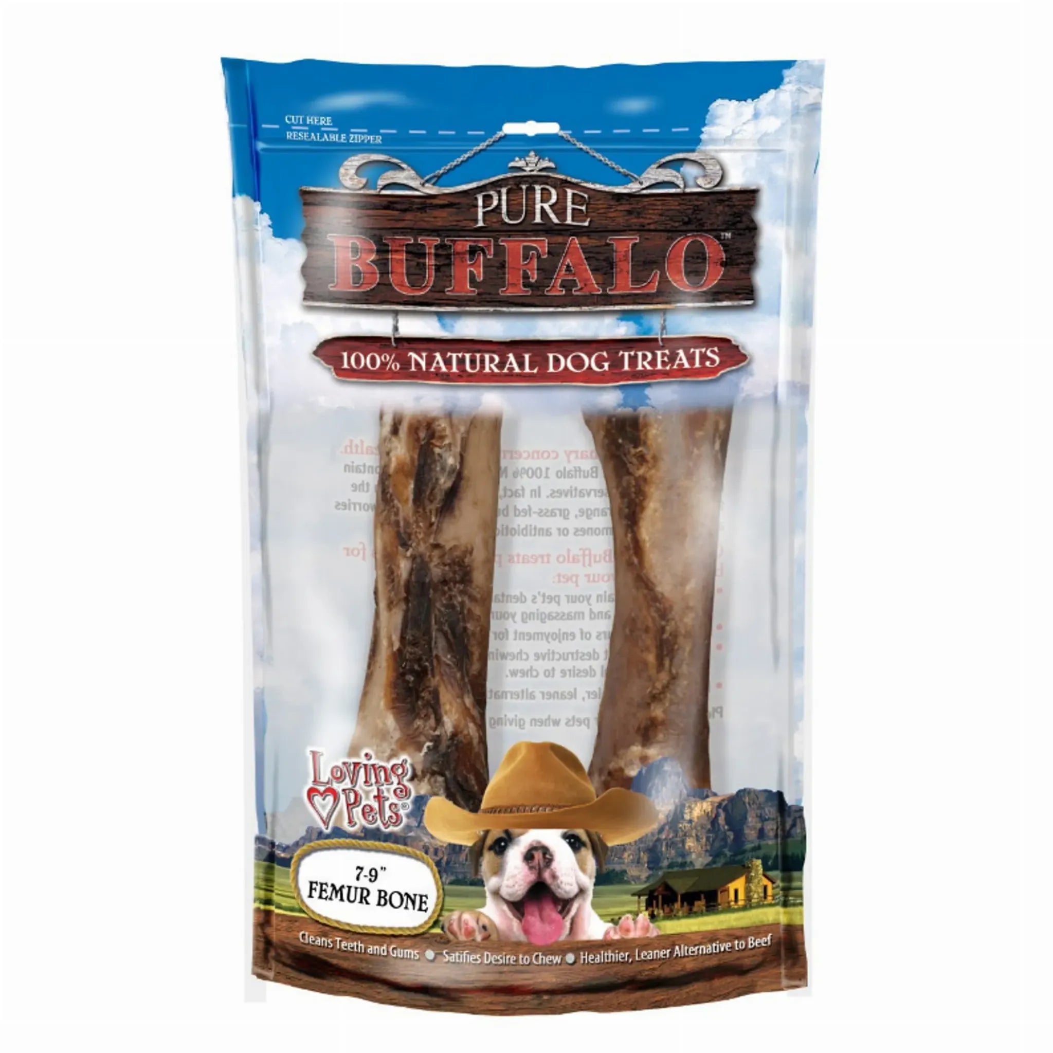 4–6" Meaty Femur Bone (2‑Pack) | Loving Pets