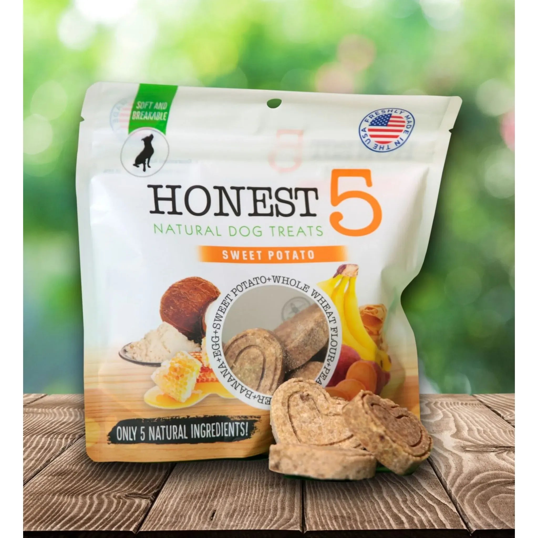 Natural Dog Treats – Banana, Peanut Butter & Honey Recipe | HONEST5