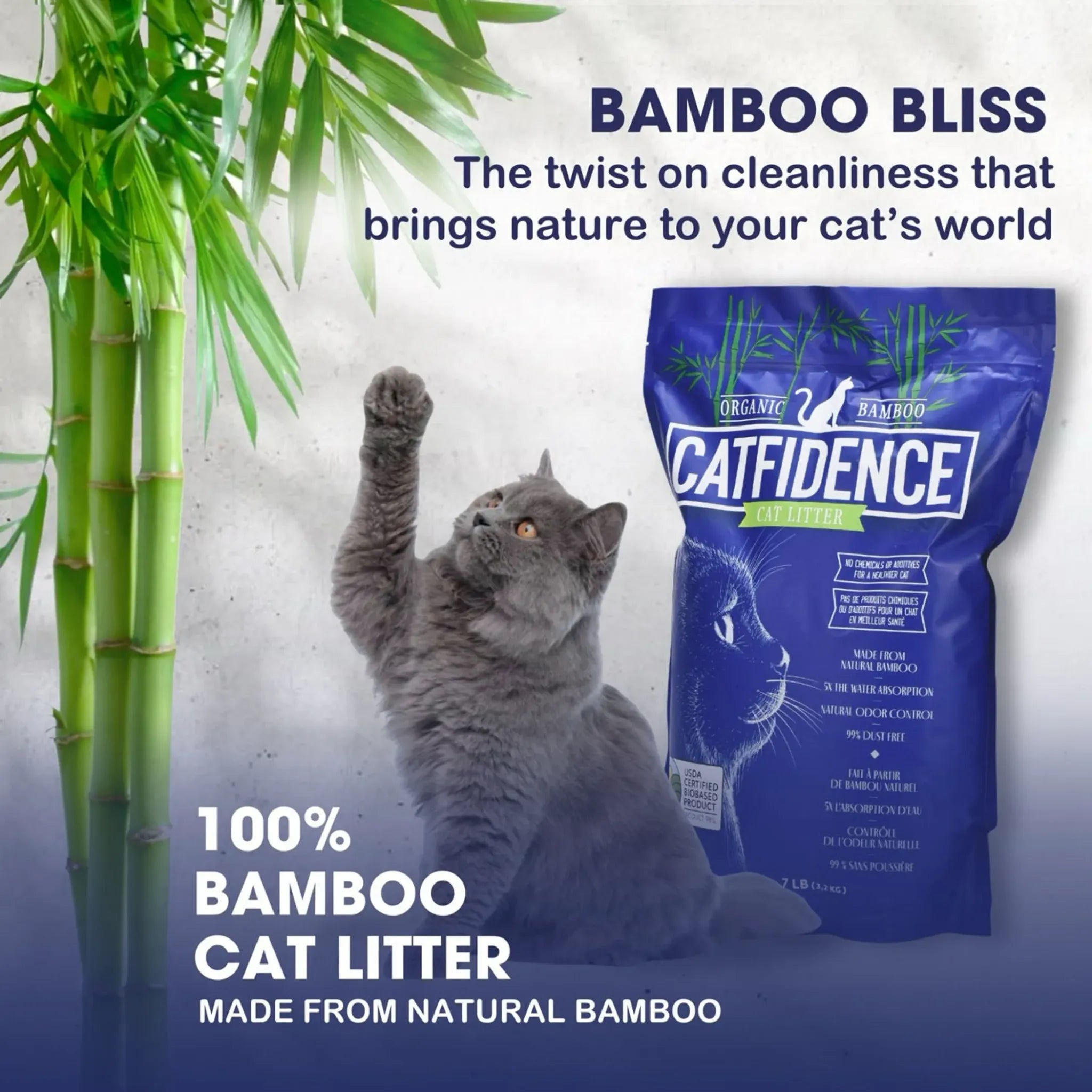 Catfidence Bamboo Cat Litter | The Original Poop Bags