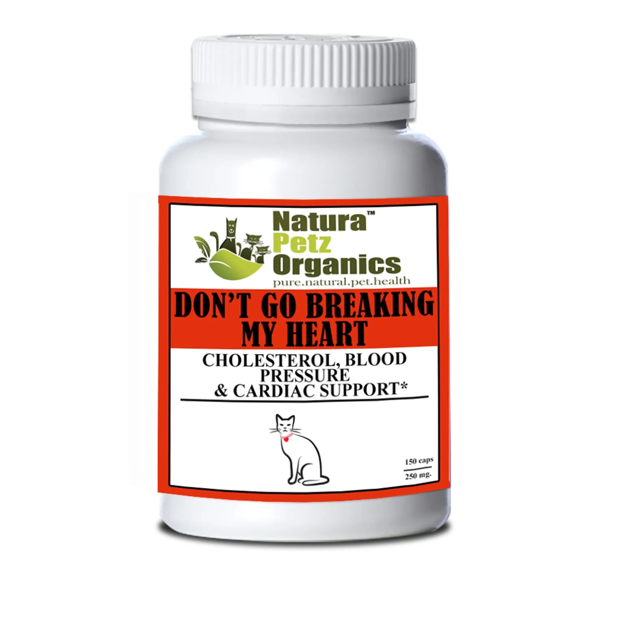 Don’t Go Breaking My Heart – Cardiac, Cholesterol & Blood Pressure Support | Natura Petz Organics