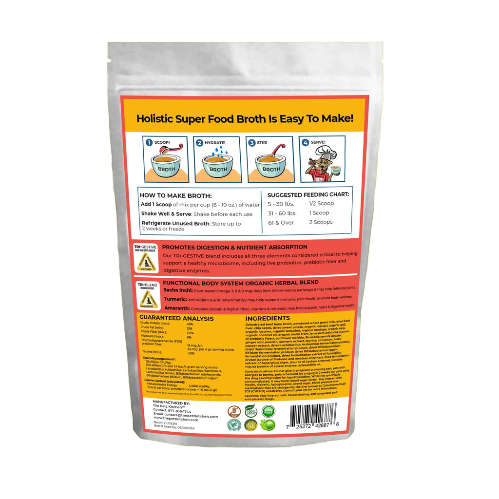 Goat’s Milk + Bone Broth Berry Max – Antioxidant Vision & Glucose Support | The Petz Kitchen
