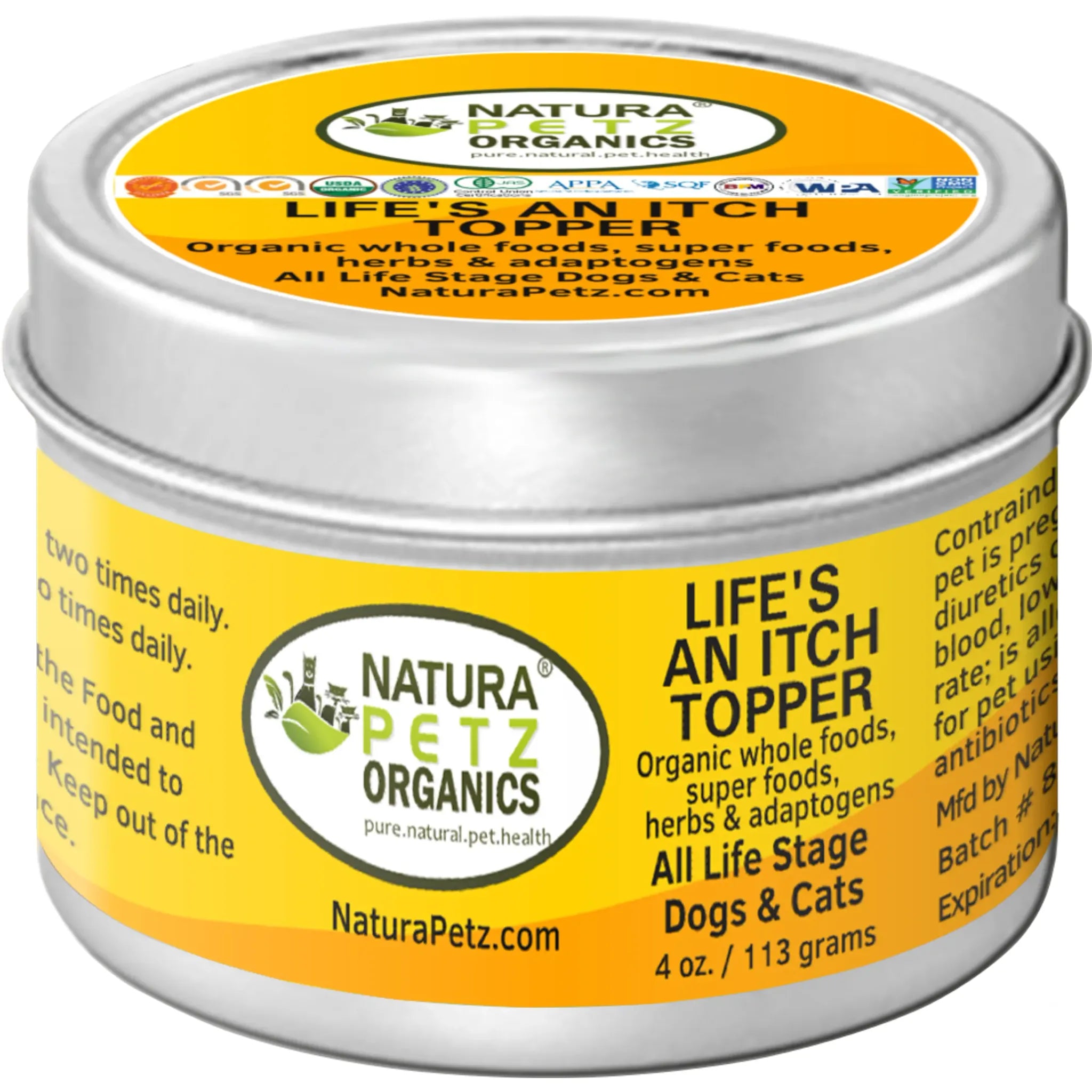 Life’s An Itch! Anti‑Allergy Meal Topper – Allergy, Respiratory & Skin Support | Natura Petz Organics