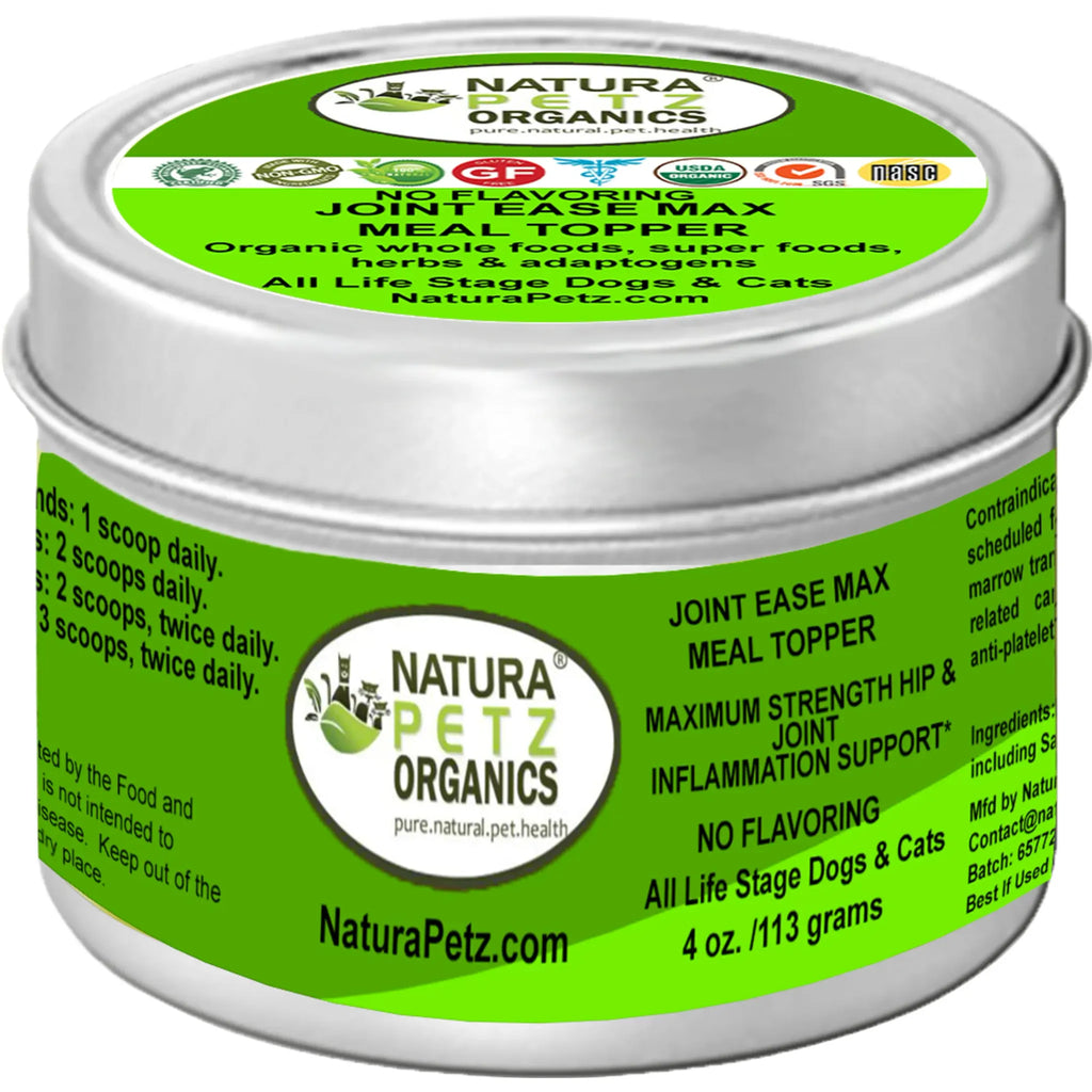 Joint Ease Max Meal Topper – Maximum Strength Hip, Joint & Inflammation Support | Natura Petz Organics