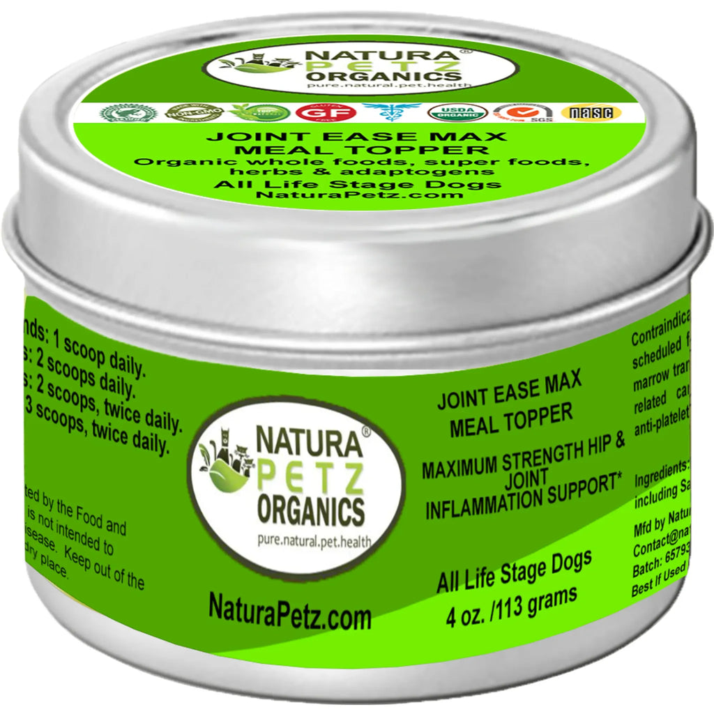 Joint Ease Max Meal Topper – Maximum Strength Hip, Joint & Inflammation Support | Natura Petz Organics