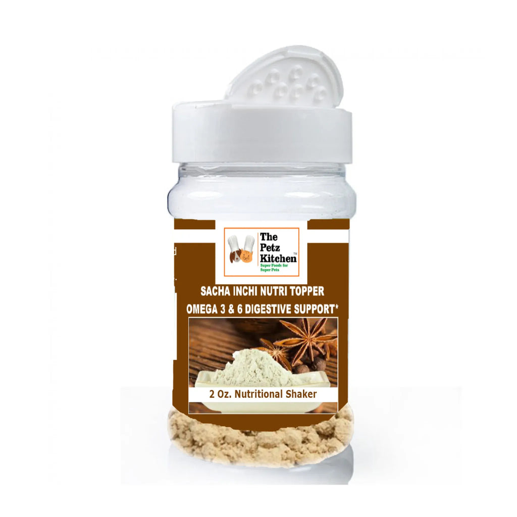 Sacha Inchi Omega 3 & 6 Digestive Support Meal Topper | The Petz Kitchen