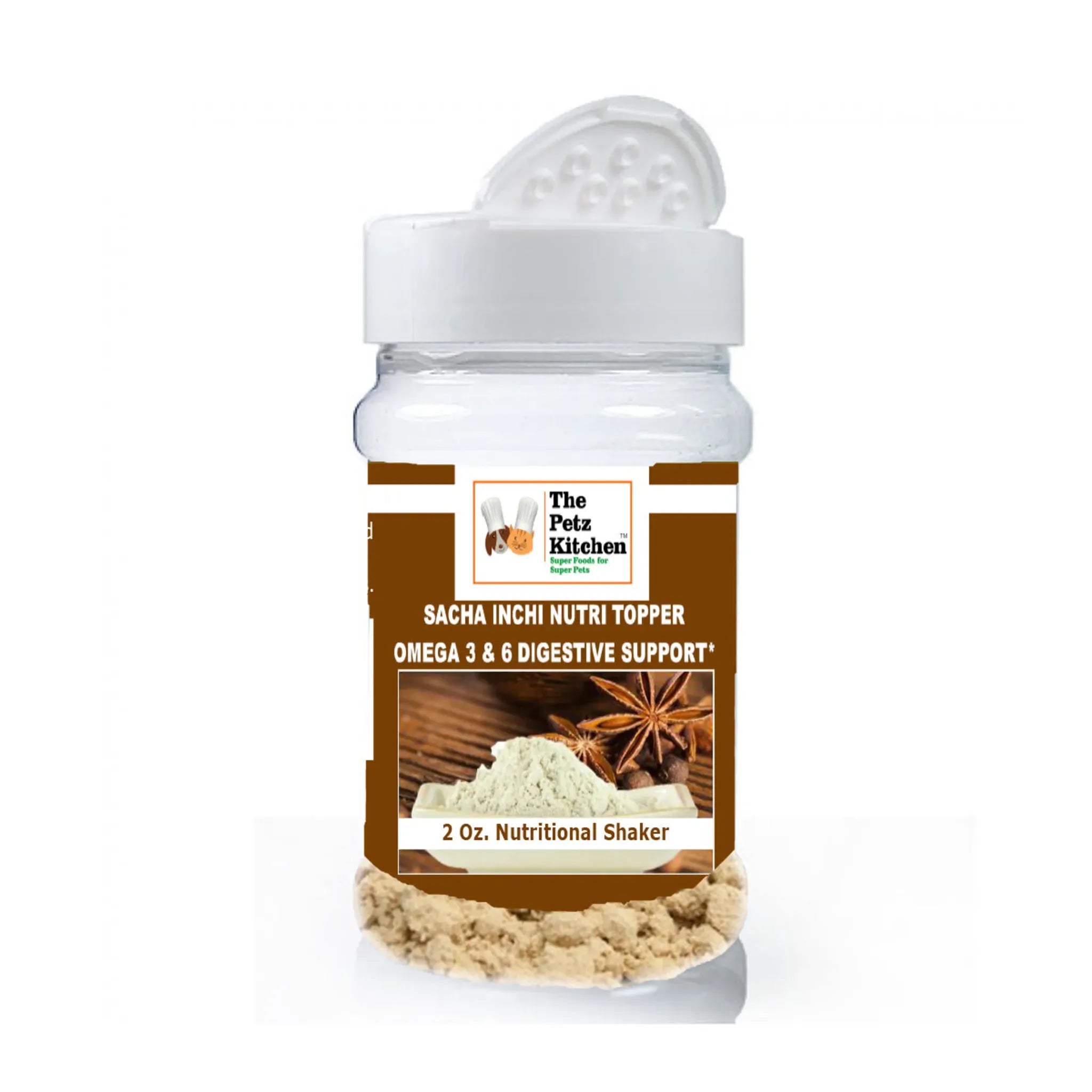 Sacha Inchi Omega 3 & 6 Digestive Support Meal Topper | The Petz Kitchen