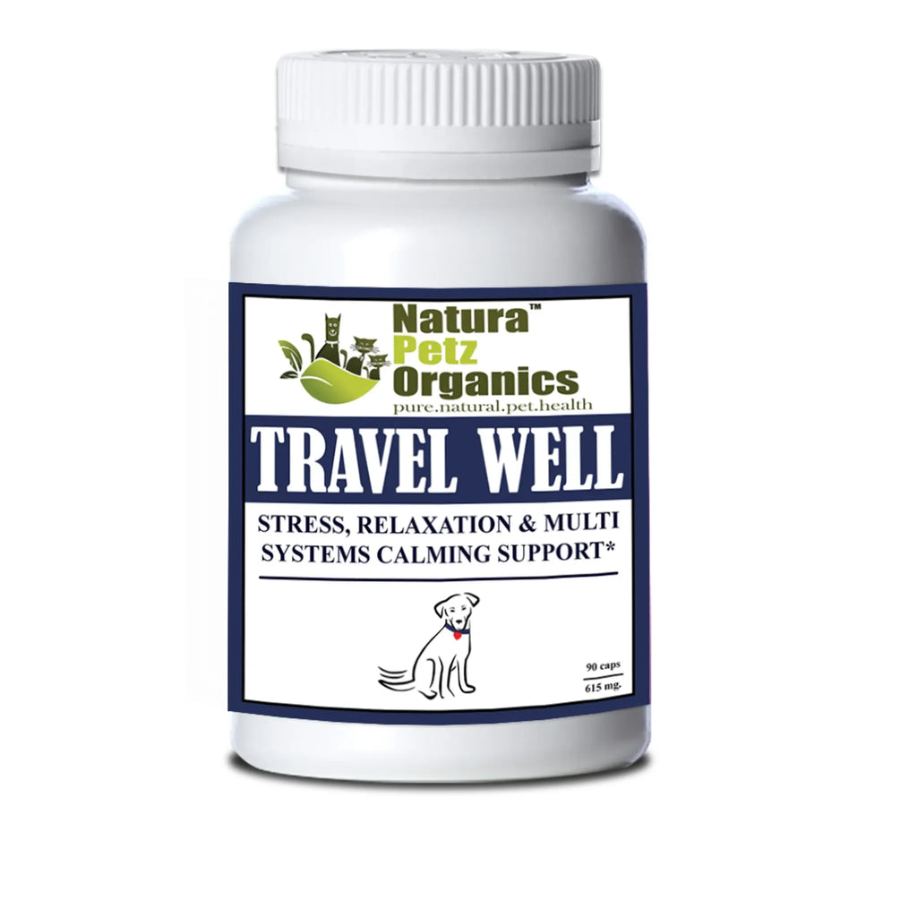Travel Well – Stress, Relaxation & Motion‑Sickness Support | Organic Pet Systems
