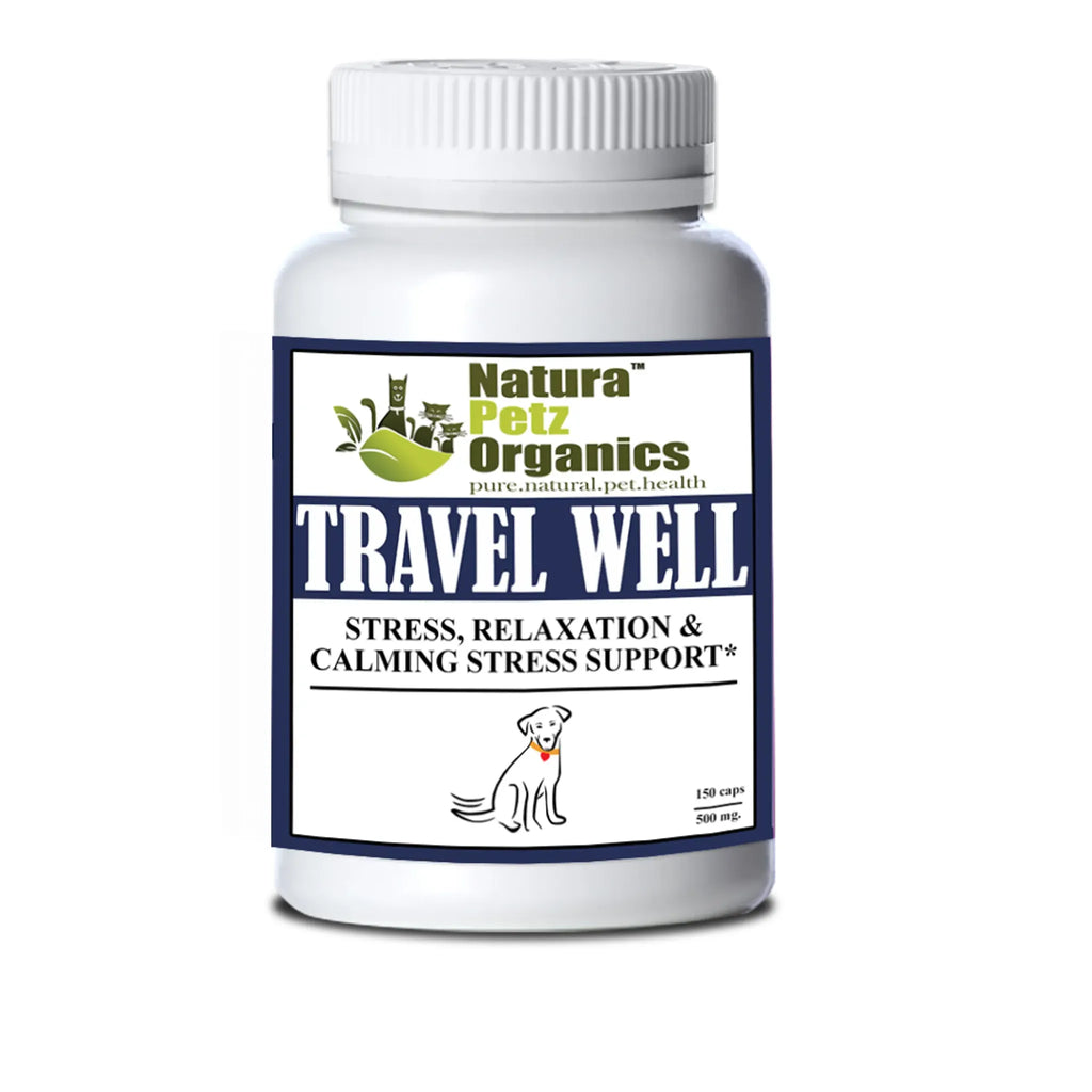 Travel Well – Stress, Relaxation & Motion‑Sickness Support | Organic Pet Systems