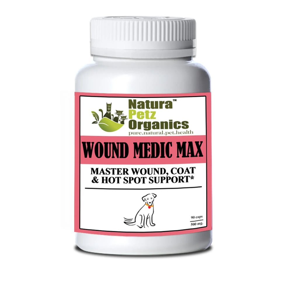 Wound Medic Max Caps – Master Wound, Skin & Coat Support | Organic Pet Systems