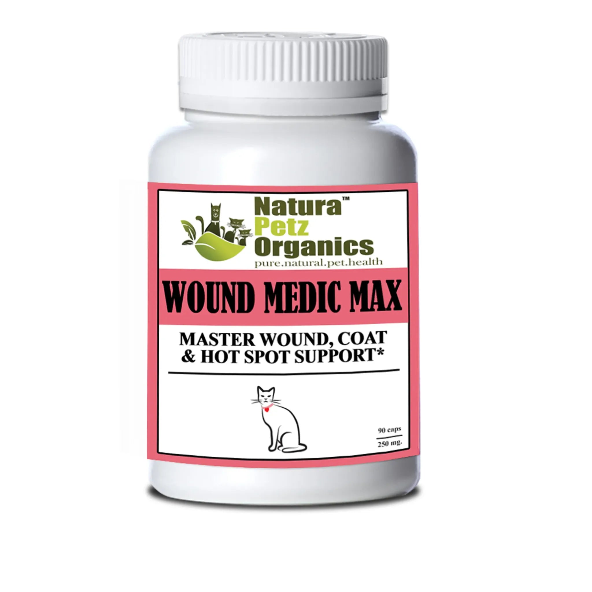 Wound Medic Max Caps – Master Wound, Skin & Coat Support | Organic Pet Systems