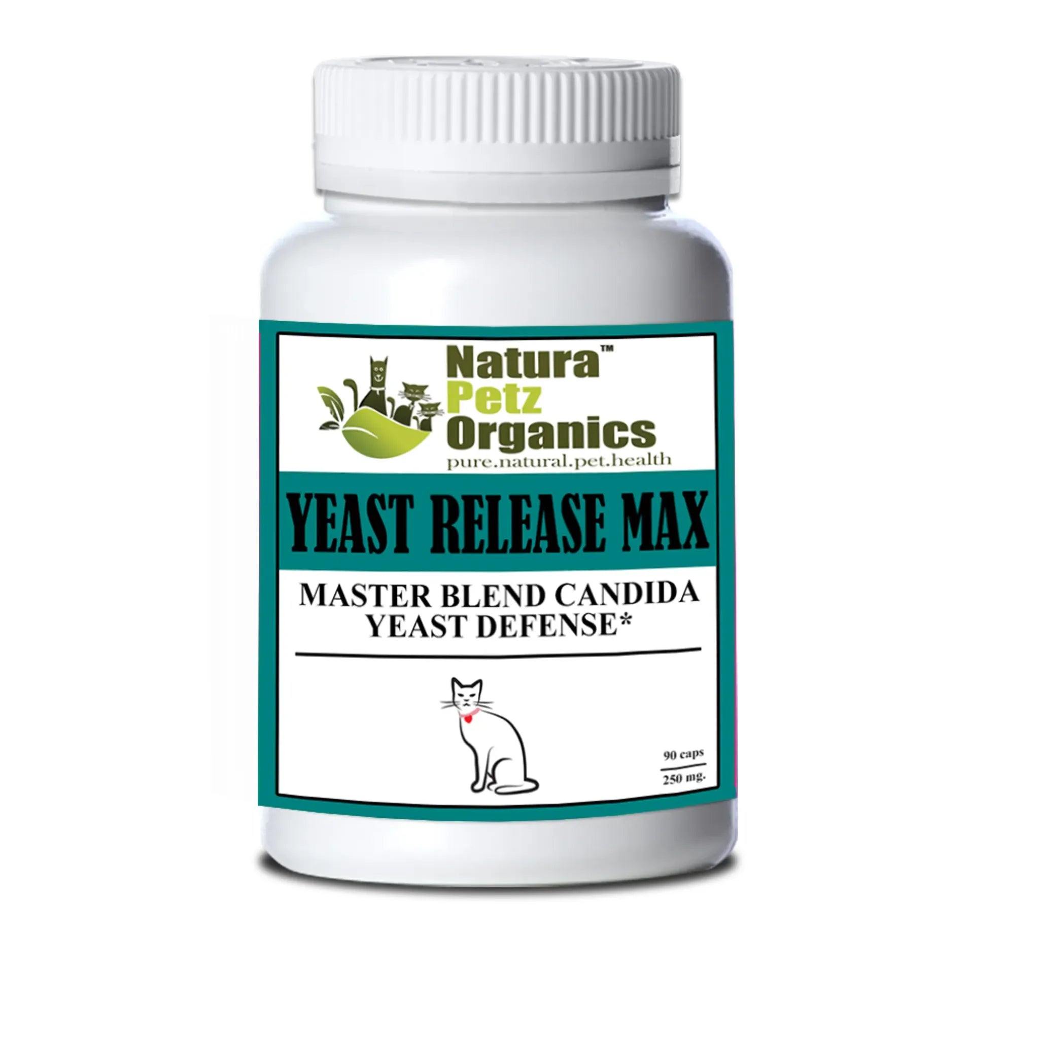 Yeast Release Max – Master Blend Candida Yeast Defense Capsules | Natura Petz Organics