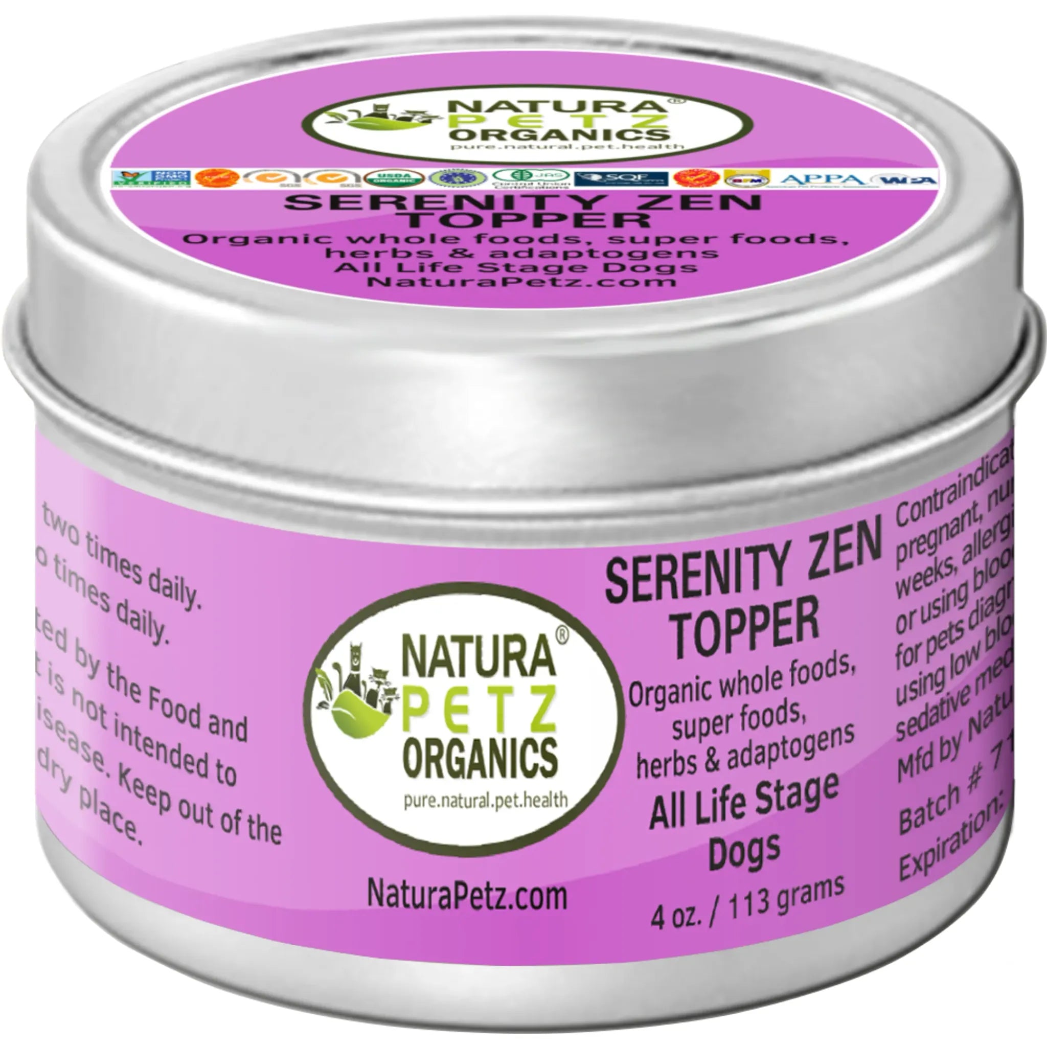 Serenity Zen Meal Topper – Anti‑Stress & Calming Support | Natura Petz Organics