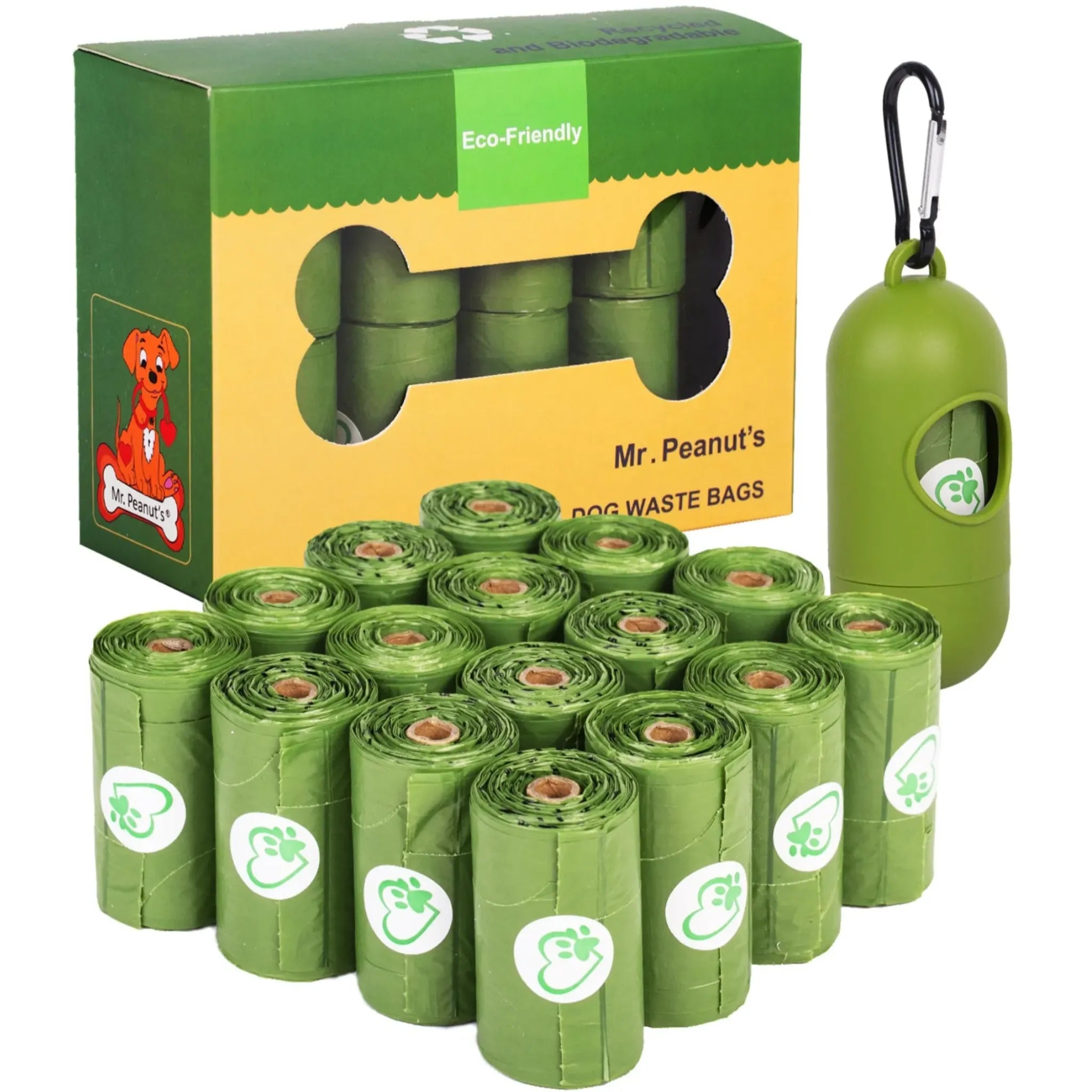 XL Pooper Scooper + Biodegradable Plant‑Based Waste Bags | Mr. Peanut’s Premium Products