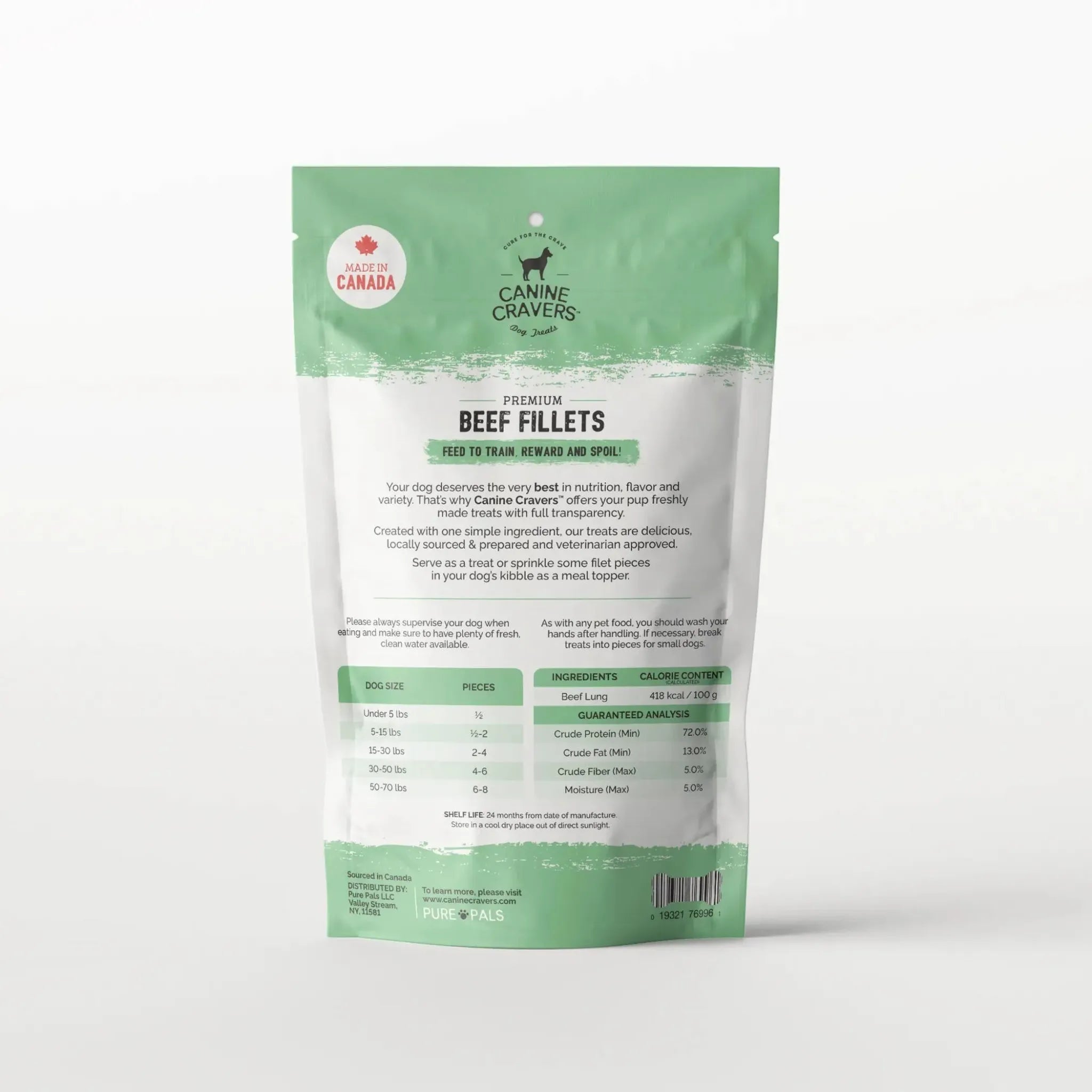 Premium Beef Fillets – Single‑Ingredient Air‑Dried Treats | Canine Cravers