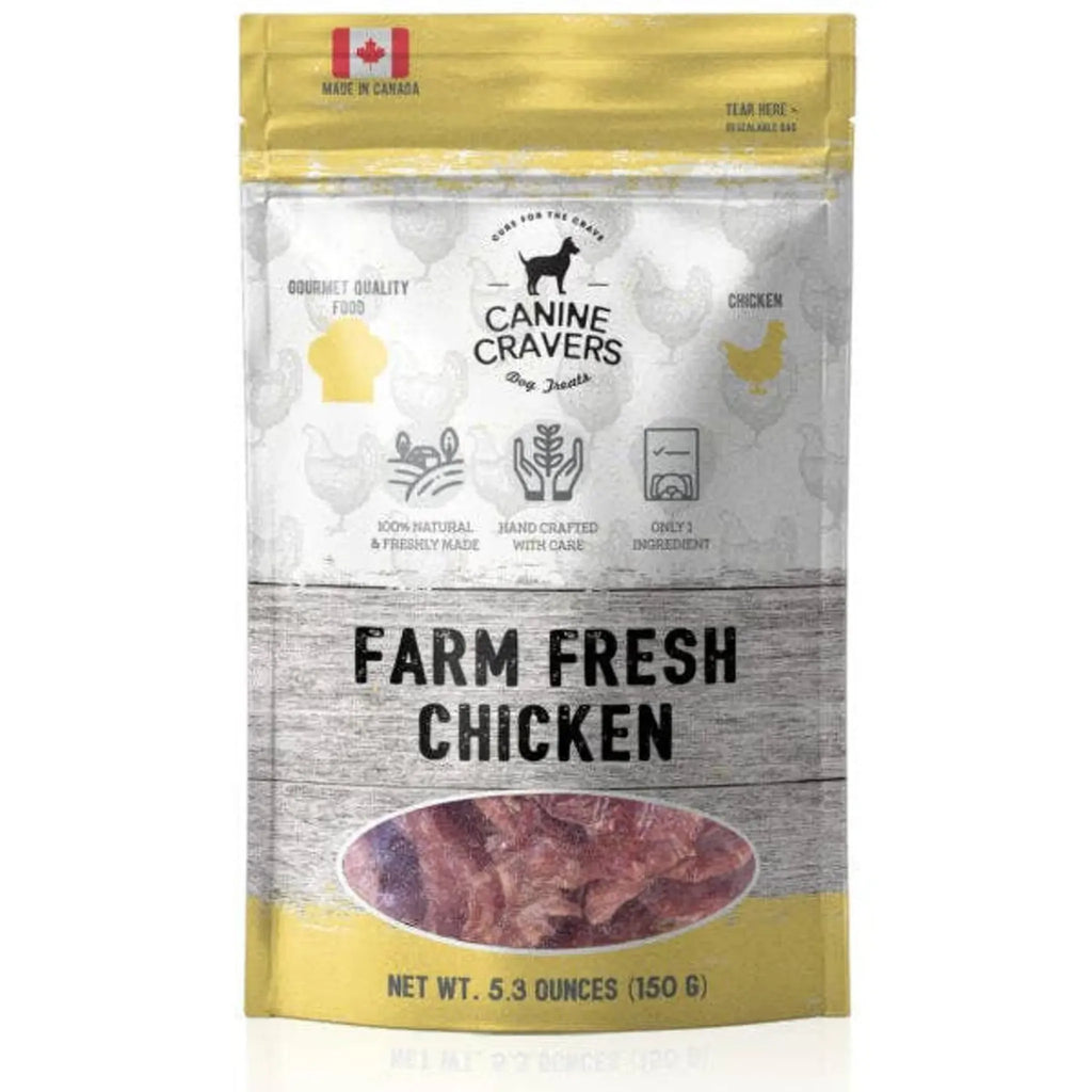Farm Fresh Chicken Breast – Single‑Ingredient Air‑Dried Treats | Canine Cravers