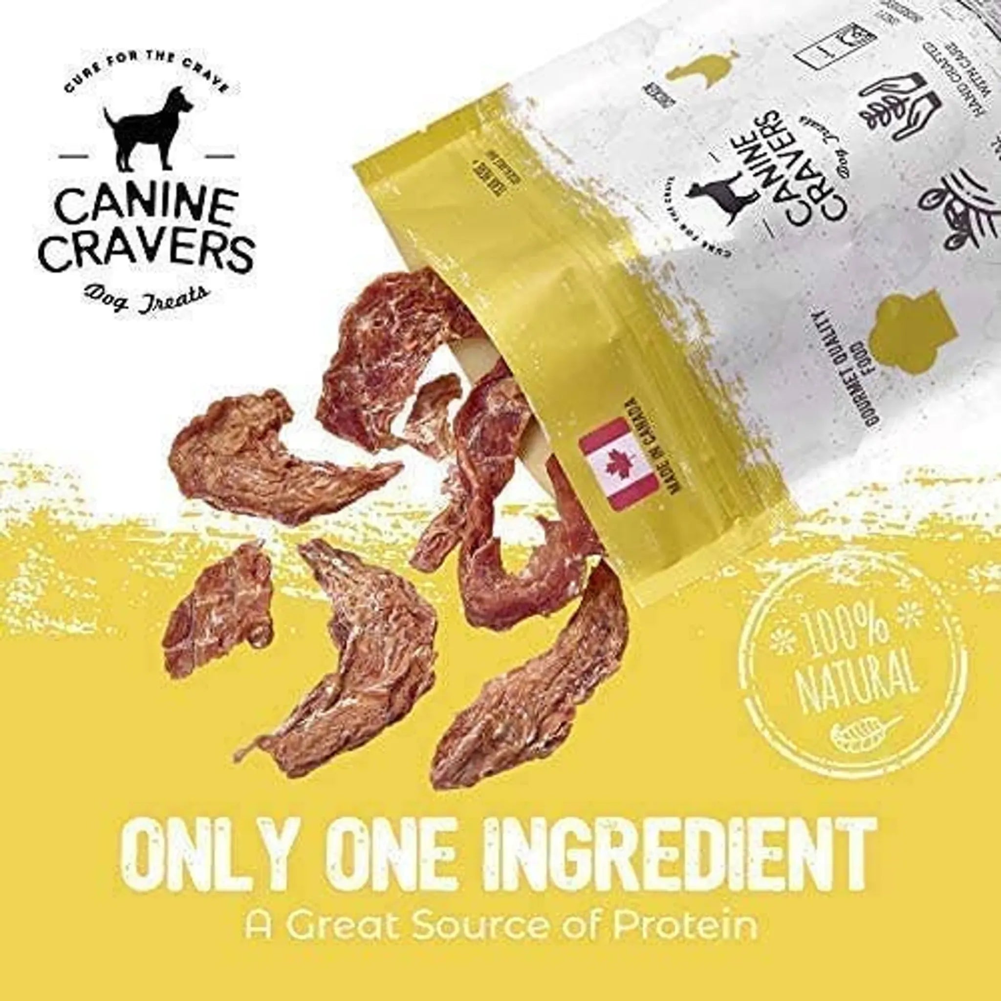 Farm Fresh Chicken Breast – Single‑Ingredient Air‑Dried Treats | Canine Cravers