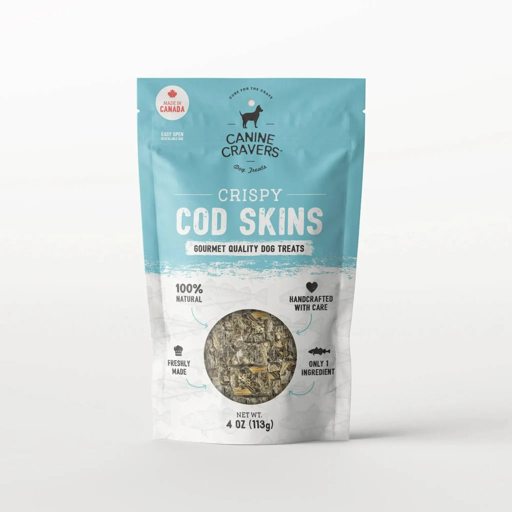 Crispy Cod Skins – Single‑Ingredient Wild‑Caught Treats | Canine Cravers