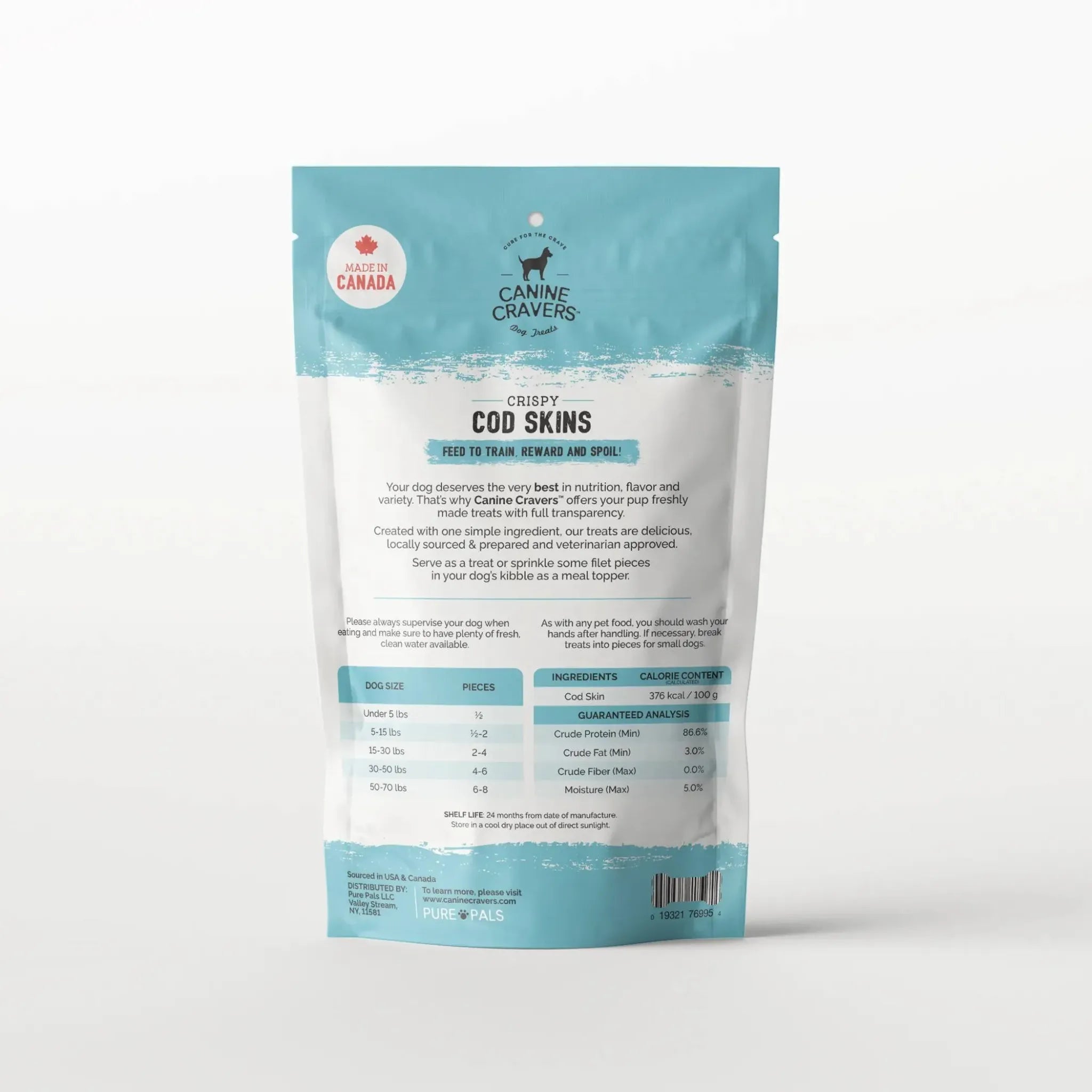 Crispy Cod Skins – Single‑Ingredient Wild‑Caught Treats | Canine Cravers