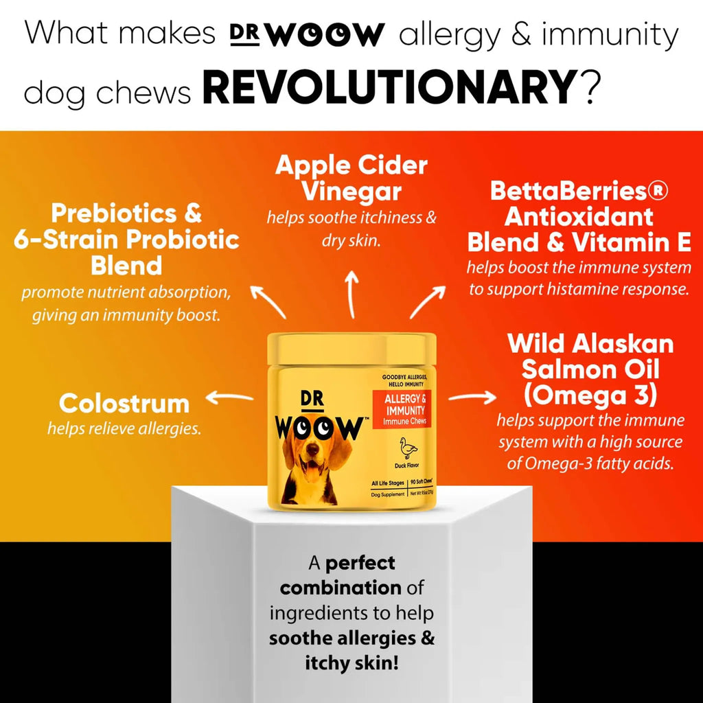Allergy & Immunity Support Soft Chews | Dr. Woow
