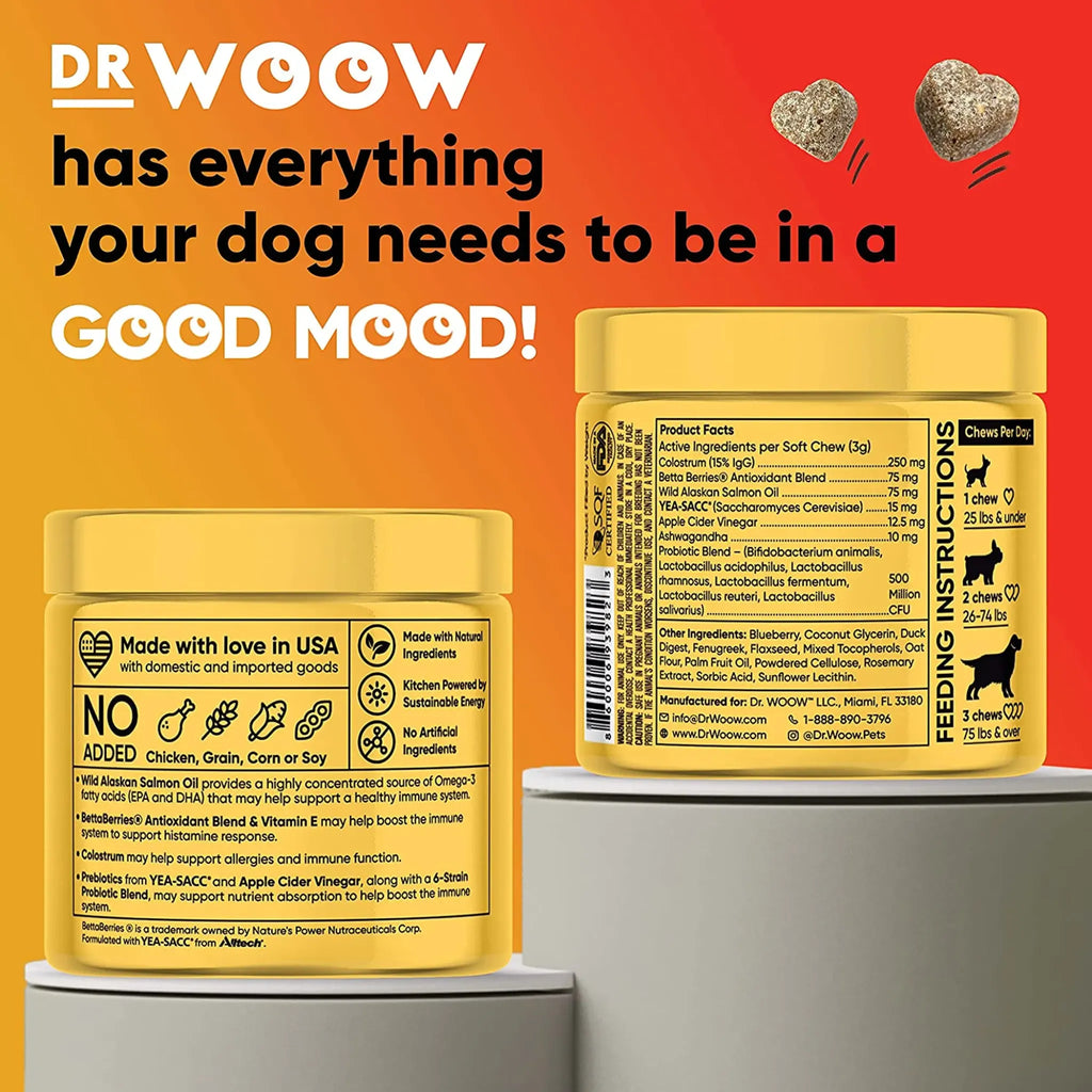Allergy & Immunity Support Soft Chews | Dr. Woow