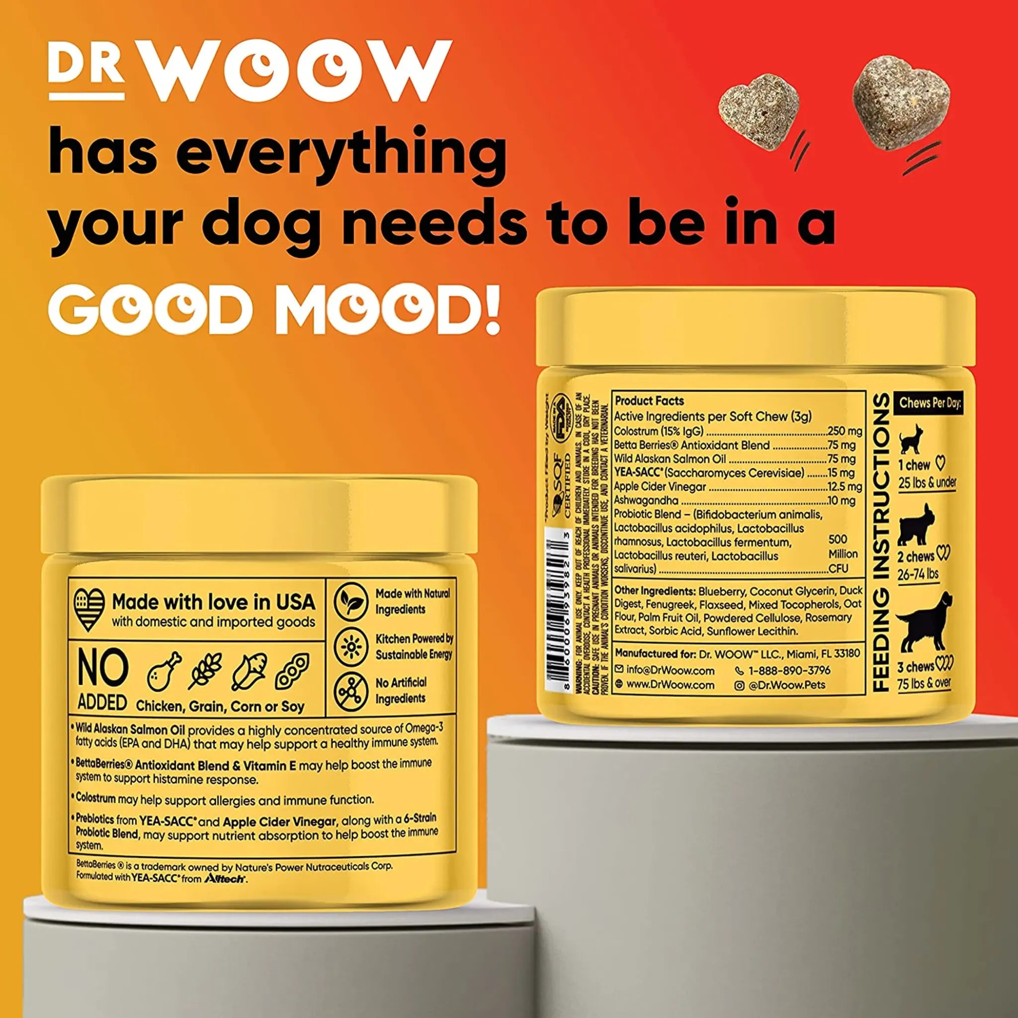 Allergy & Immunity Support Soft Chews | Dr. Woow