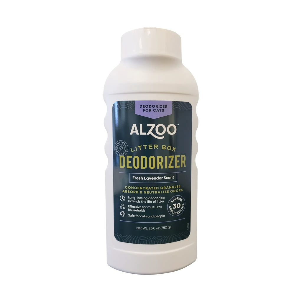 Plant-Based Cat Litter Deodorizer Fresh Lavender, 26.6 oz | ALZOO