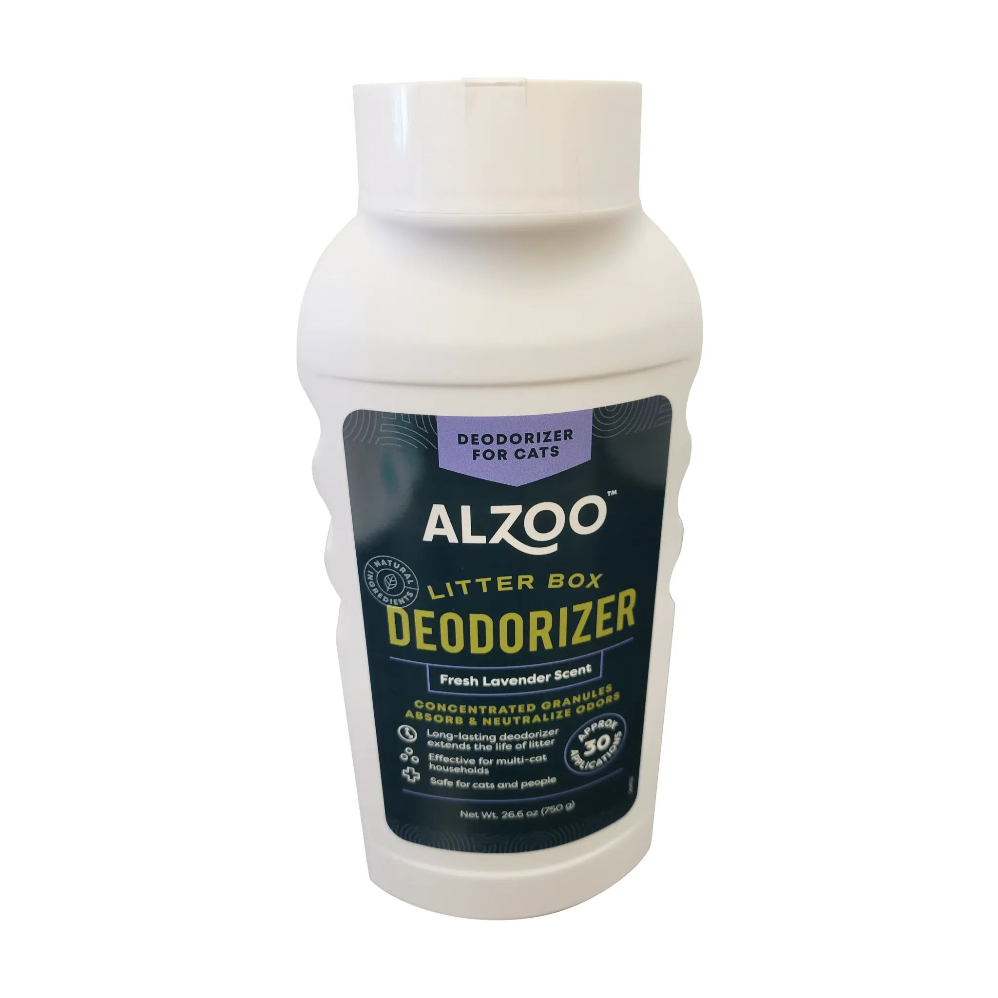 Plant-Based Cat Litter Deodorizer Fresh Lavender, 26.6 oz | ALZOO