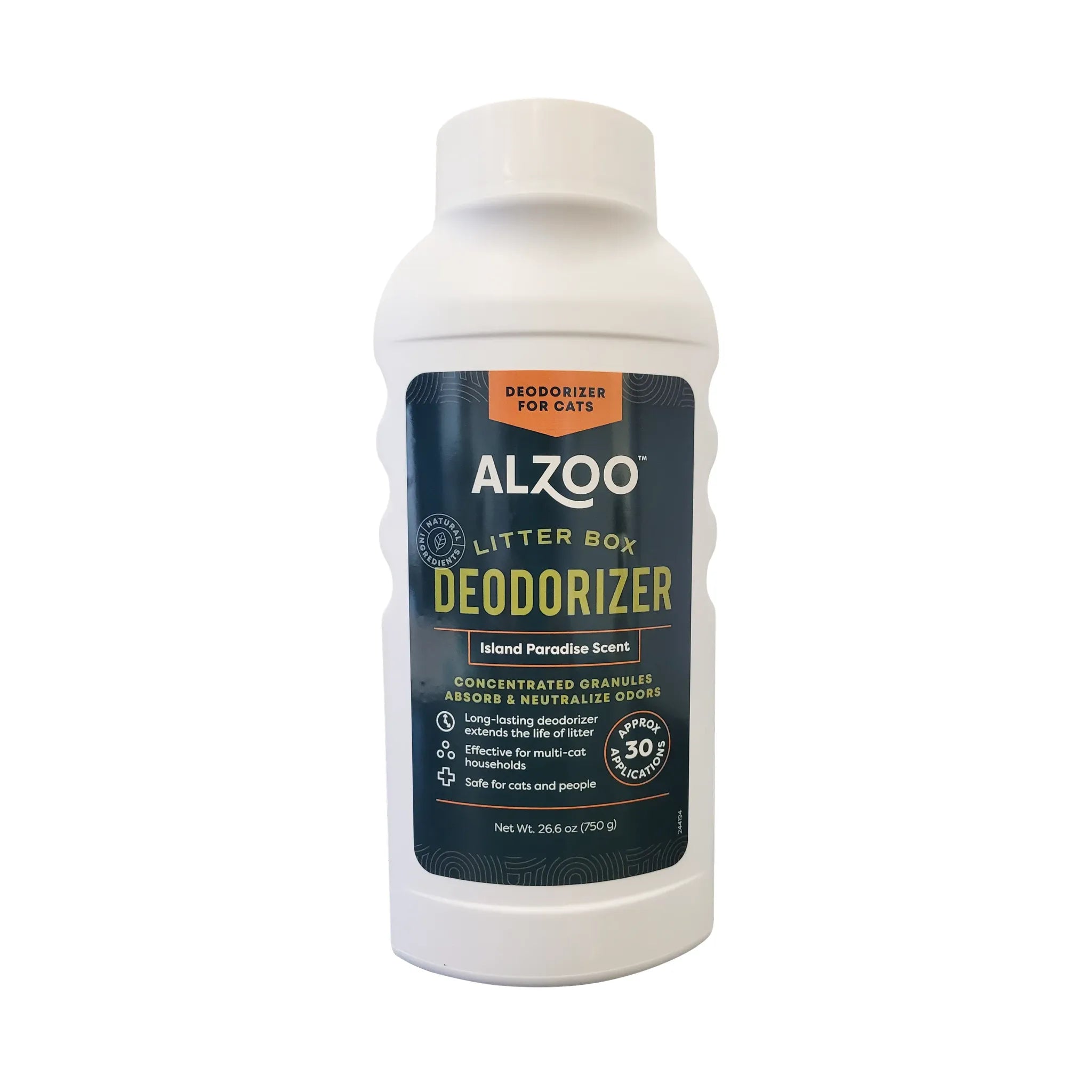 Plant-Based Cat Litter Deodorizer Sweet Vanilla, 26.6 oz | ALZOO