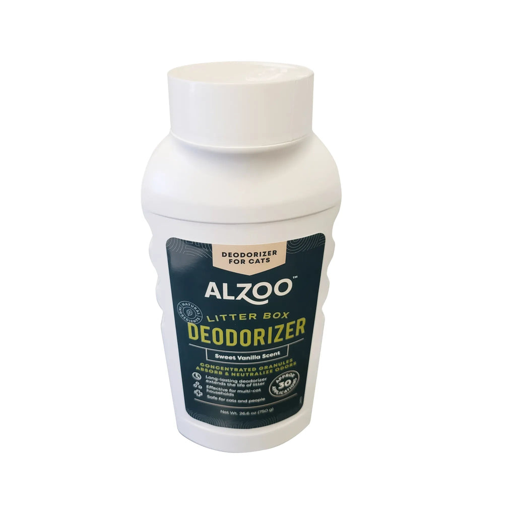 Plant-Based Cat Litter Deodorizer Sweet Vanilla, 26.6 oz | ALZOO