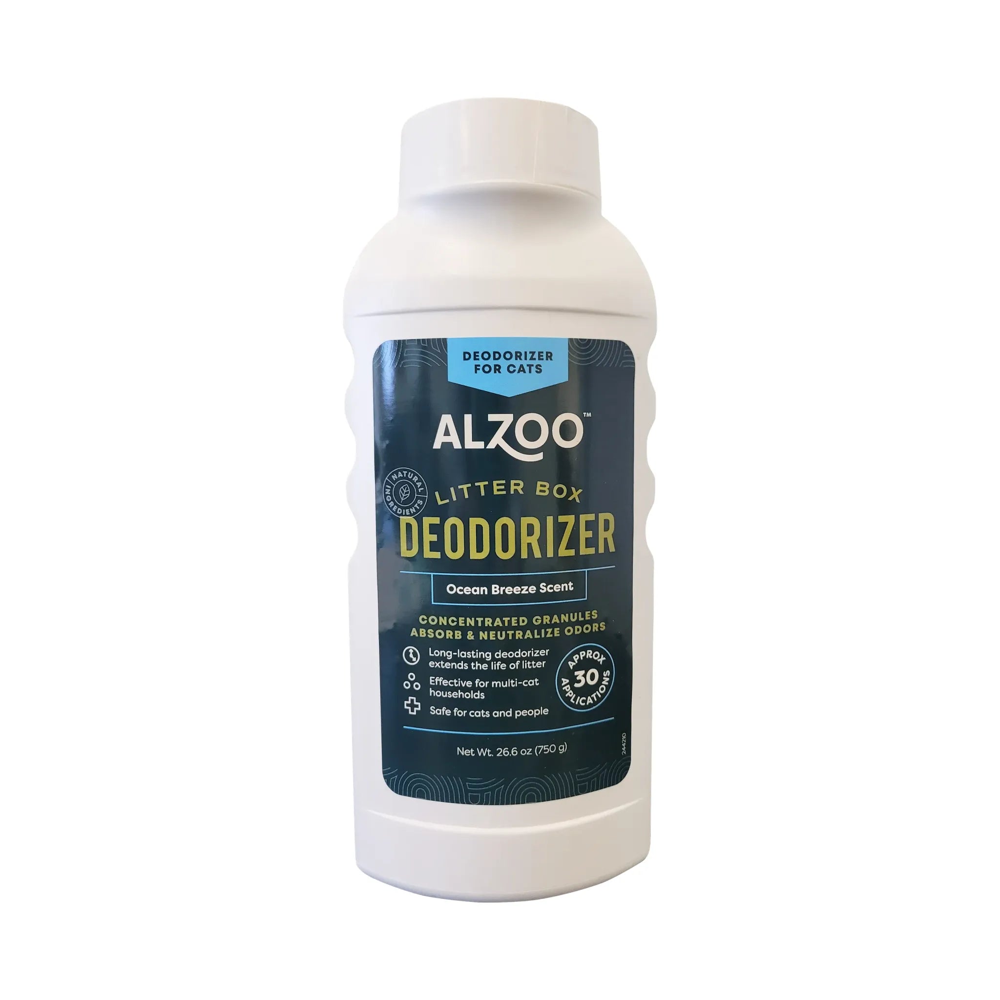 Plant-Based Cat Litter Deodorizer Sweet Vanilla, 26.6 oz | ALZOO
