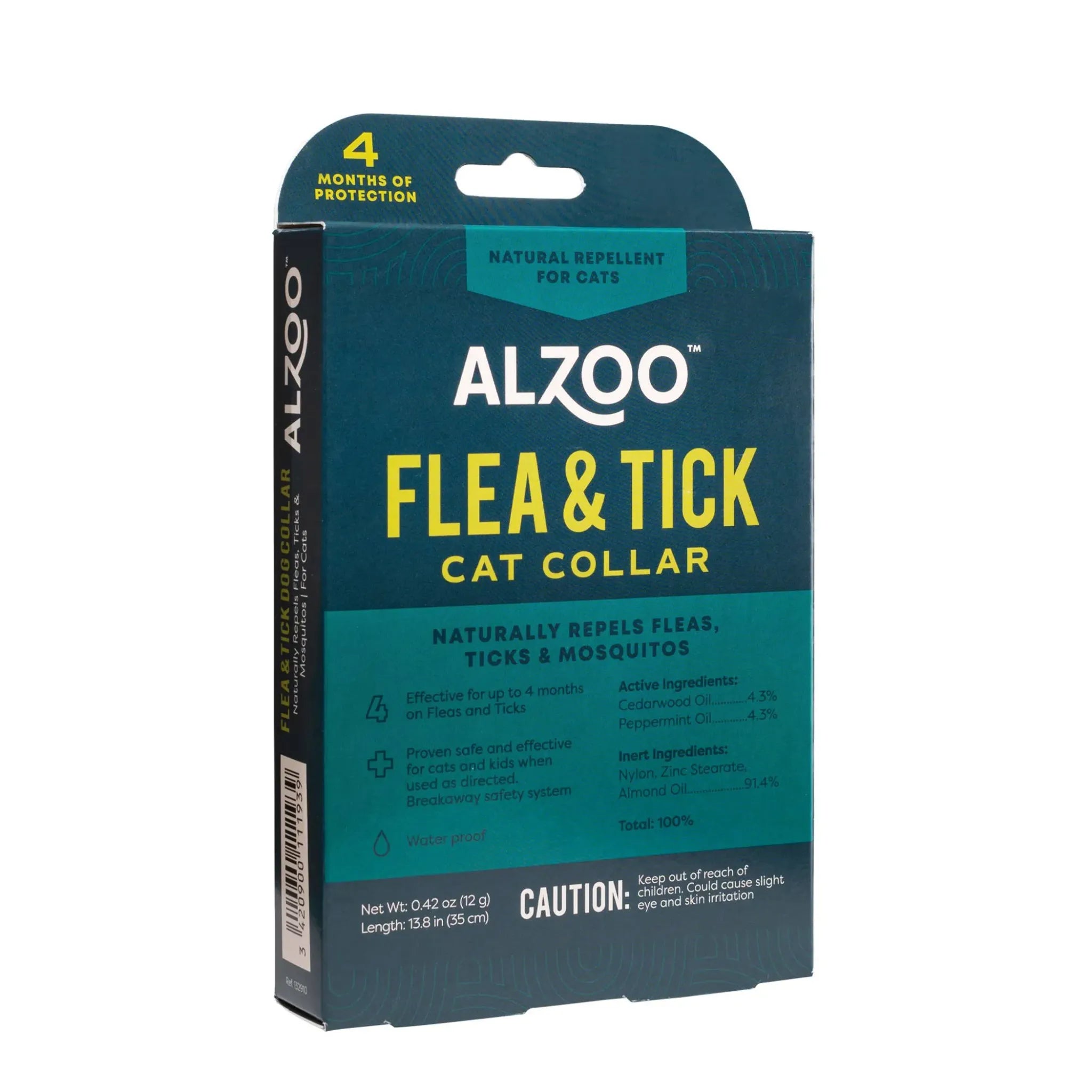 ALZOO Plant‑Based Flea & Tick Collar for Cats | ALZOO