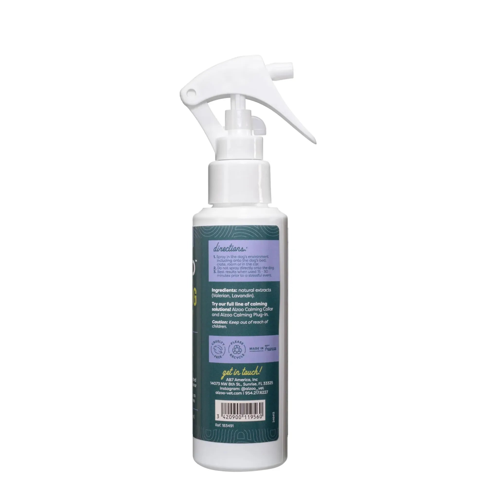 ALZOO Plant‑Based Calming Spray for Dogs – Valerian & Lavandin | ALZOO