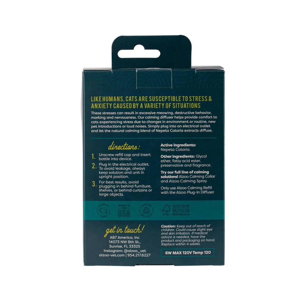 Plant-Based Calming Plug‑In Diffuser Kit Cat | ALZOO