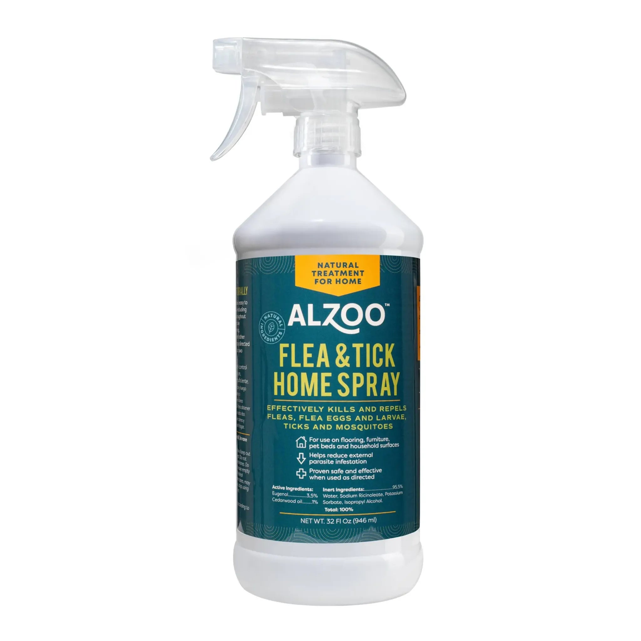 ALZOO Plant‑Based Flea & Tick Home Spray – Natural Whole‑Home Protection | ALZOO