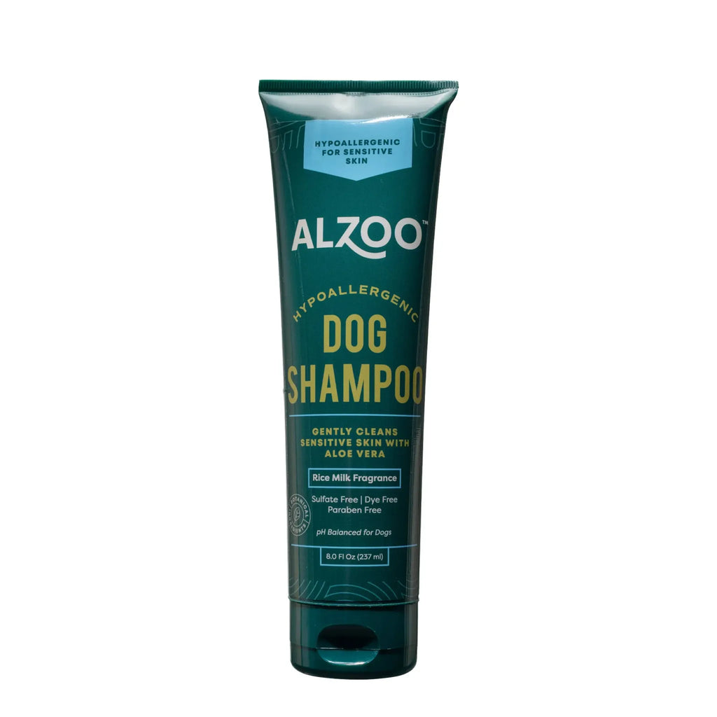ALZOO Plant‑Based Hypoallergenic Dog Shampoo – Rice Milk & Aloe | ALZOO