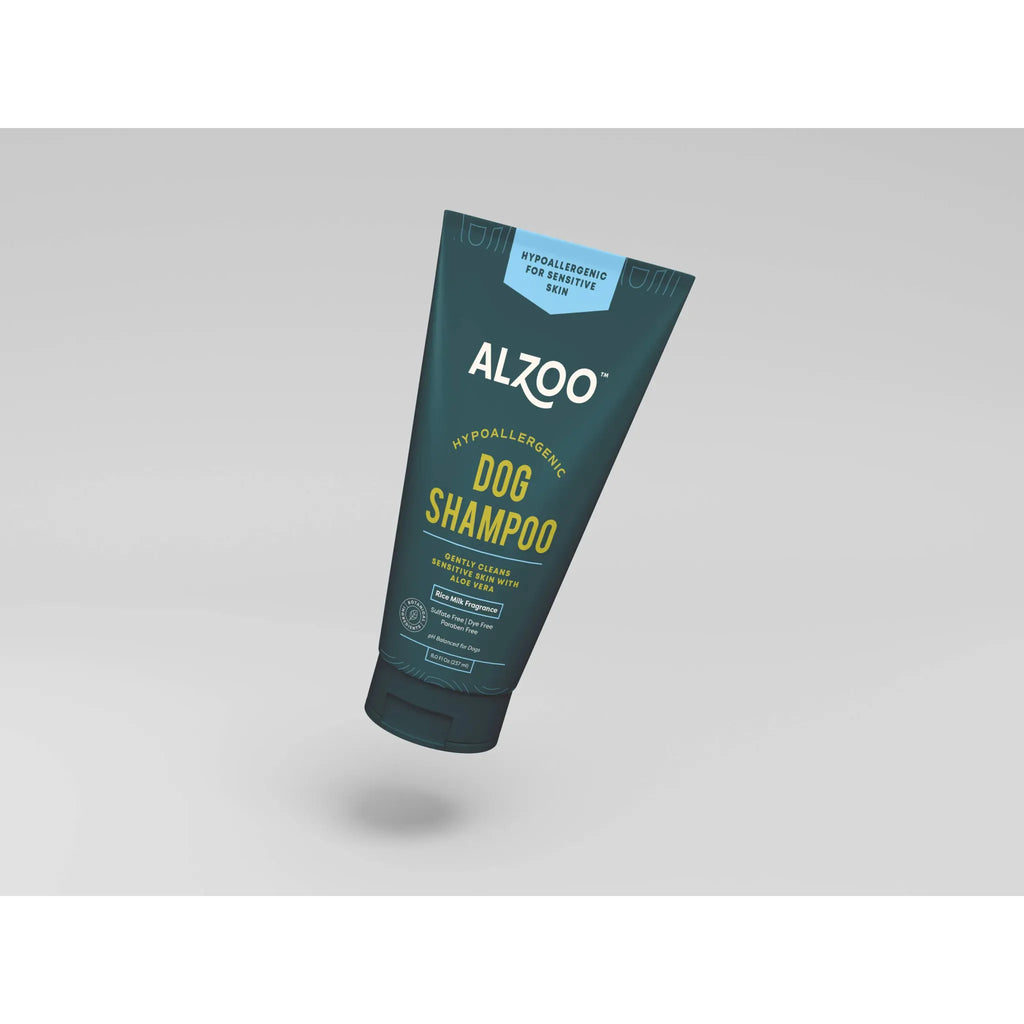 ALZOO Plant‑Based Hypoallergenic Dog Shampoo – Rice Milk & Aloe | ALZOO