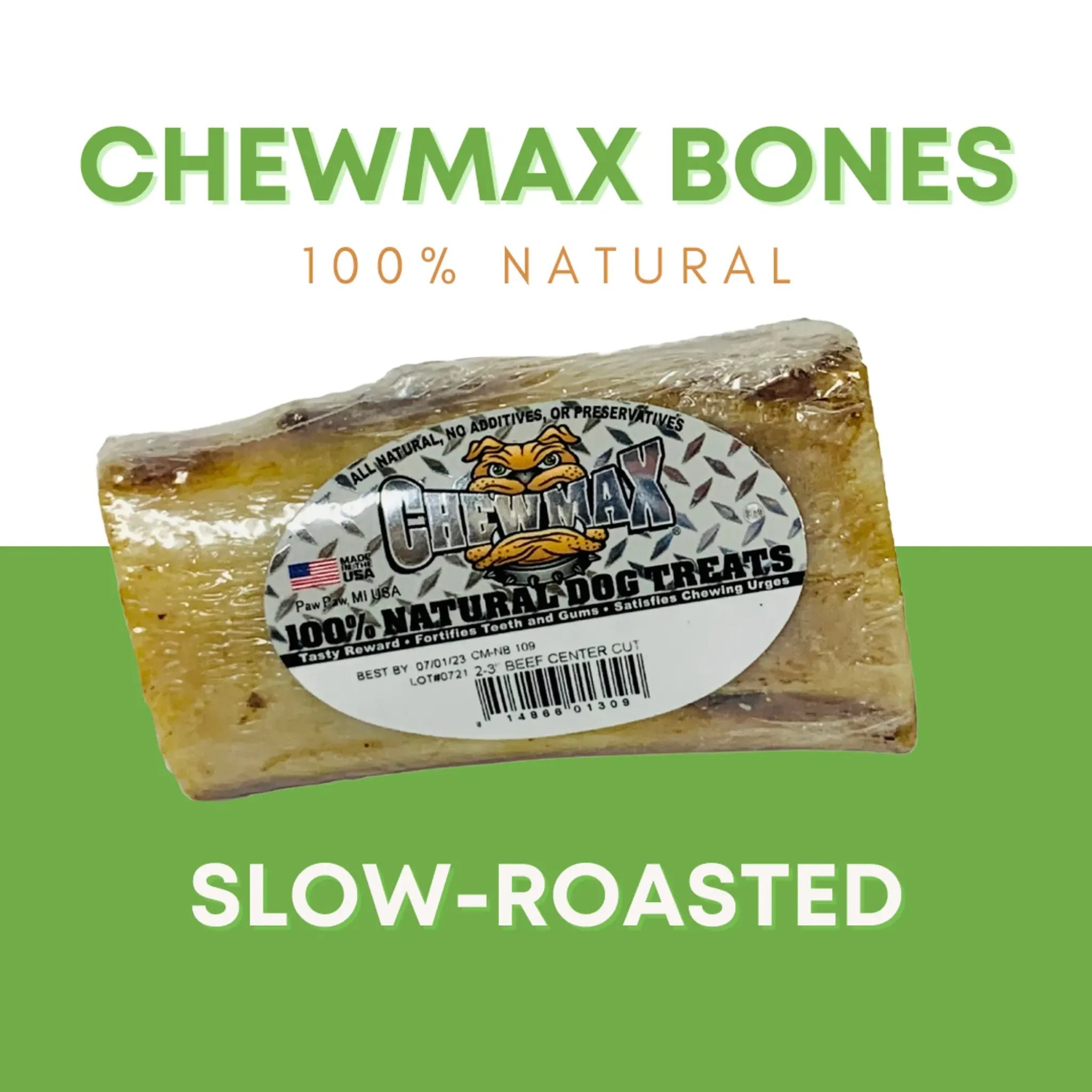 Beef Center Cut Bones (2"–3") | ChewMax Pet Products