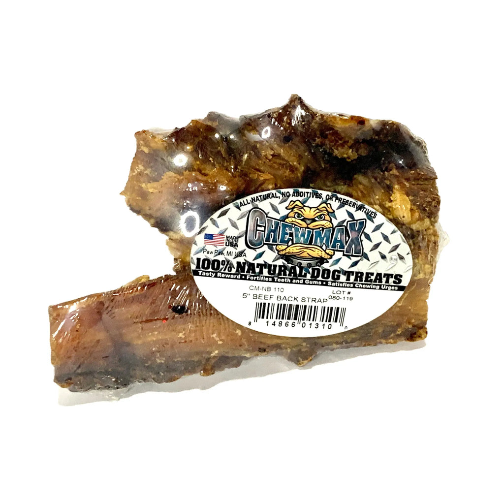 Beef Back Strap (5") | ChewMax Pet Products