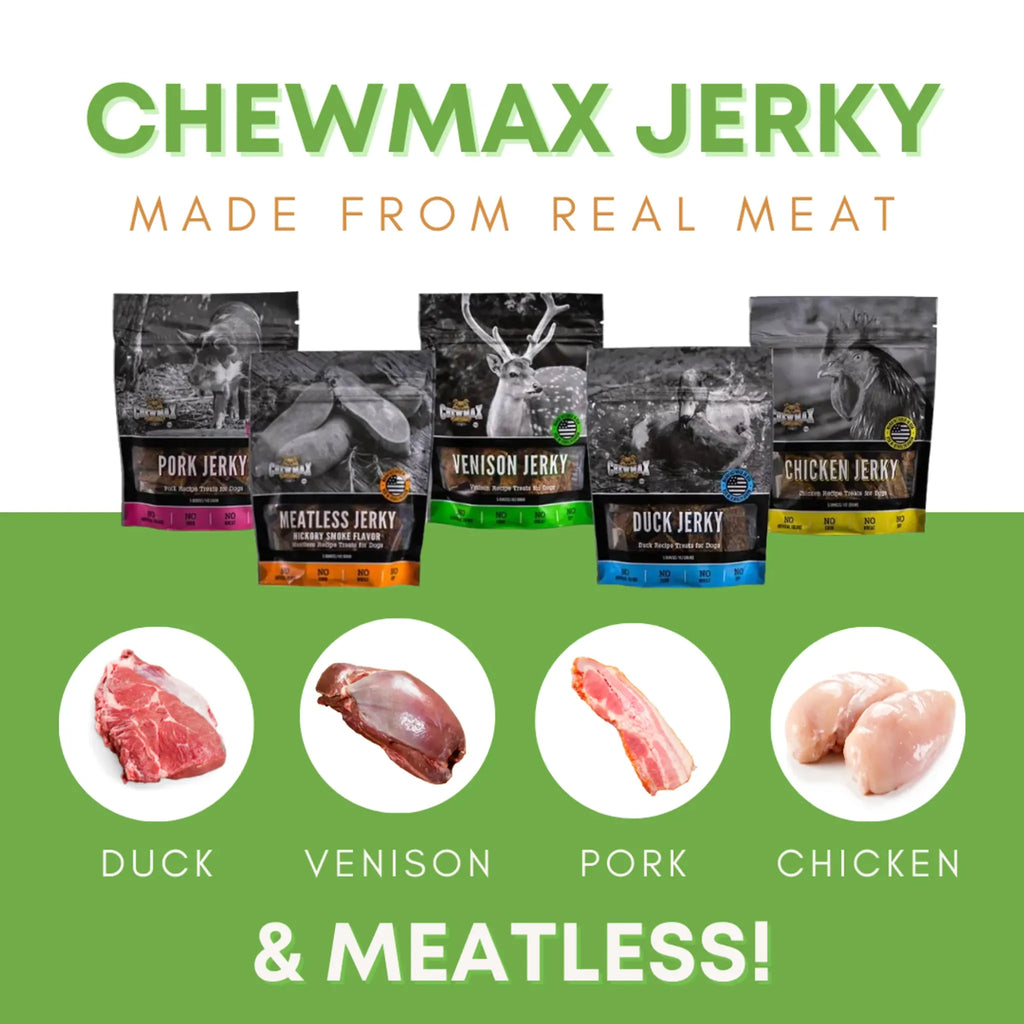 Venison Jerky Dog Treats | ChewMax Pet Products