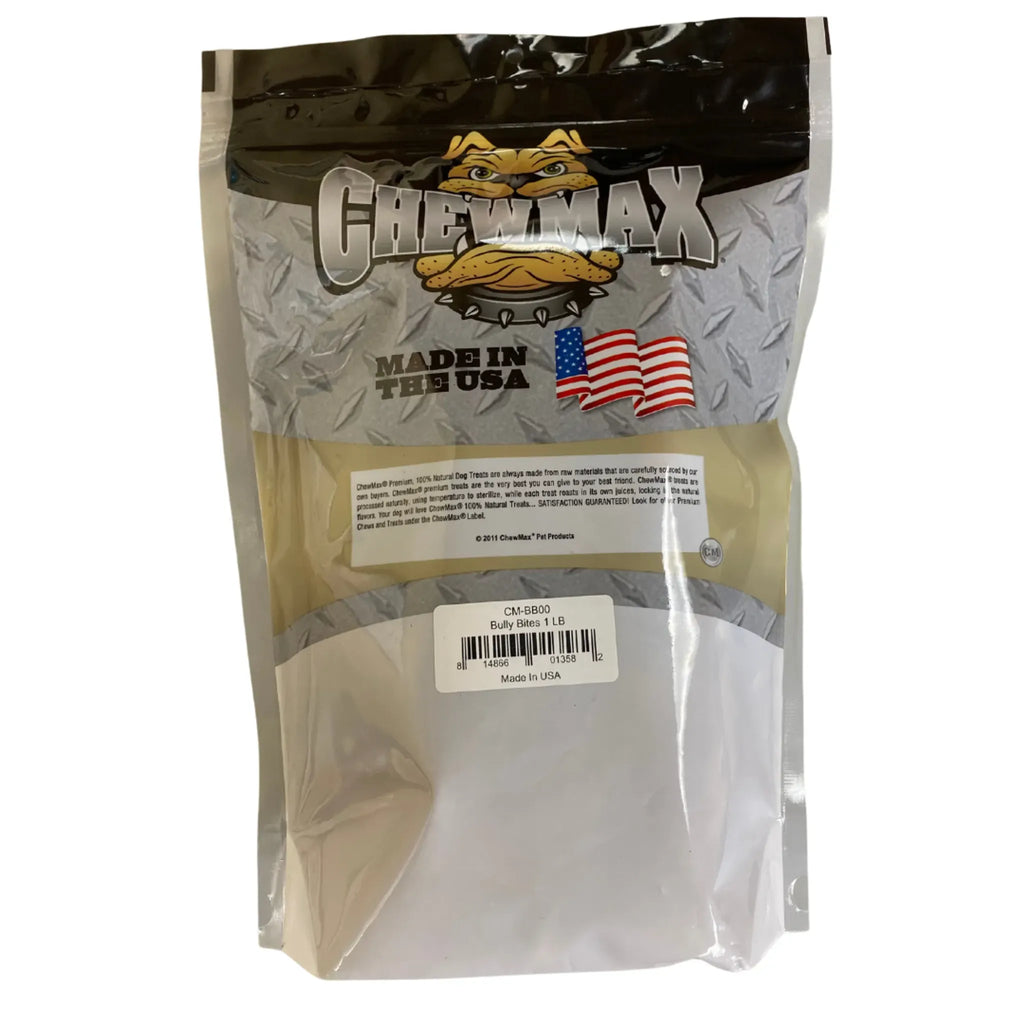 Bully Bites Natural Beef Chew Treats – 1 lb Bag | ChewMax