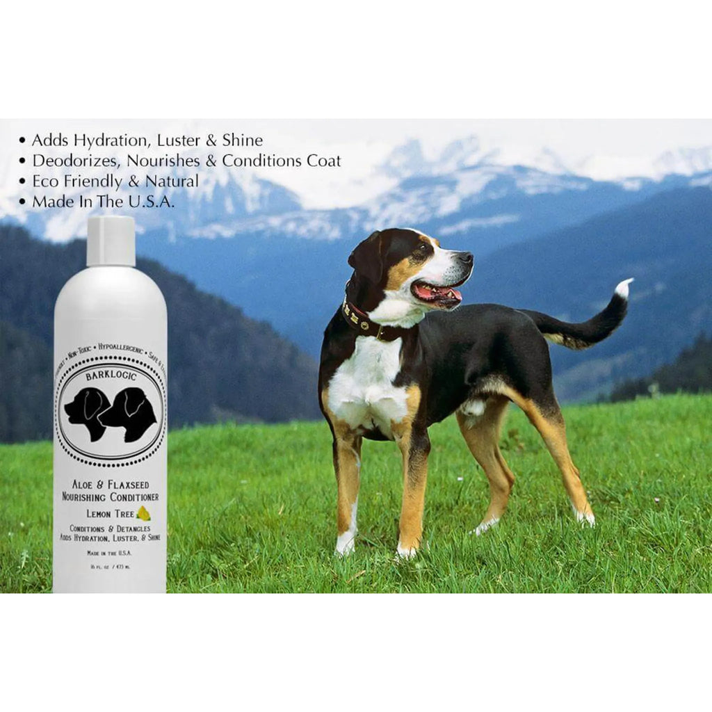 Aloe & Flaxseed Deodorizing Conditioner – Lemon Tree (16 oz) | BarkLogic