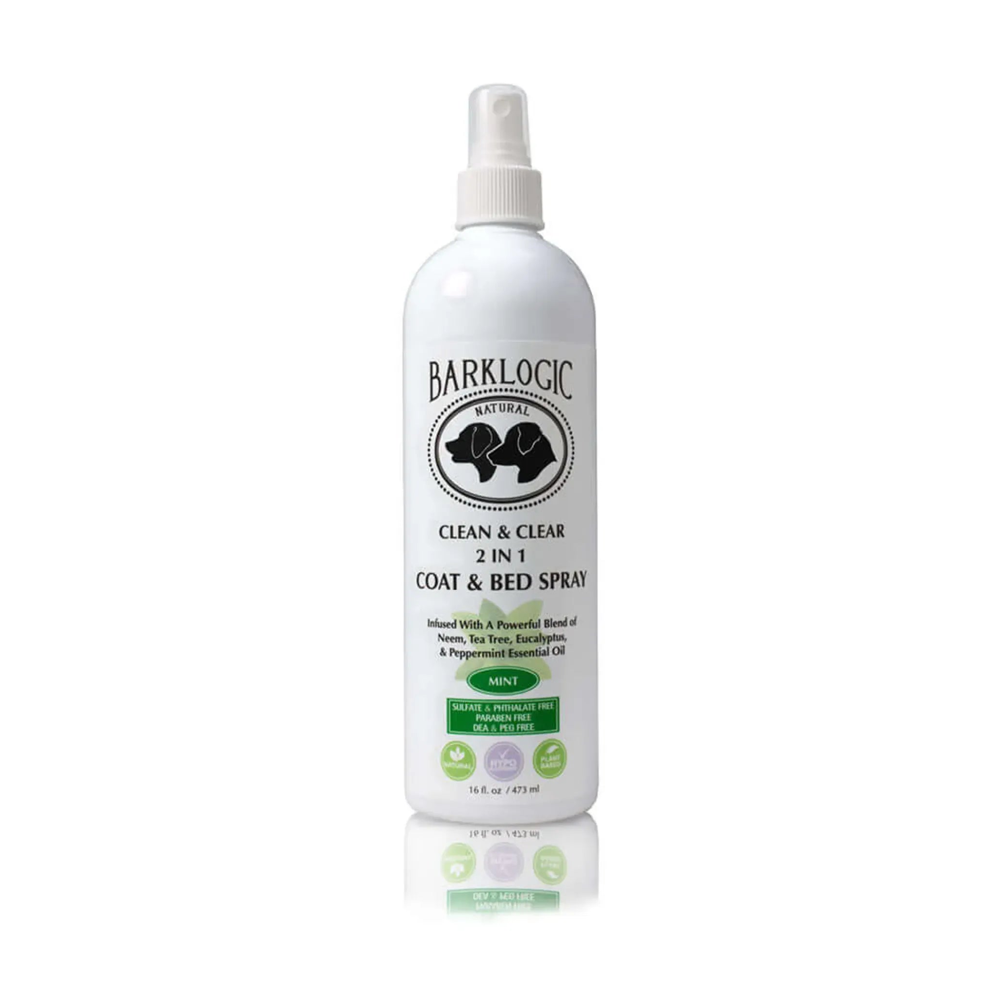Clean & Clear Mint Coat & Bed Spray | BarkLogic