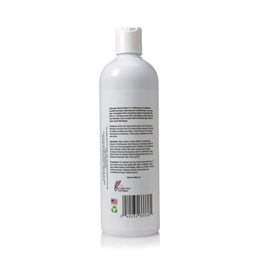Clean & Clear 2‑in‑1 Mint Shampoo + Conditioner | BarkLogic
