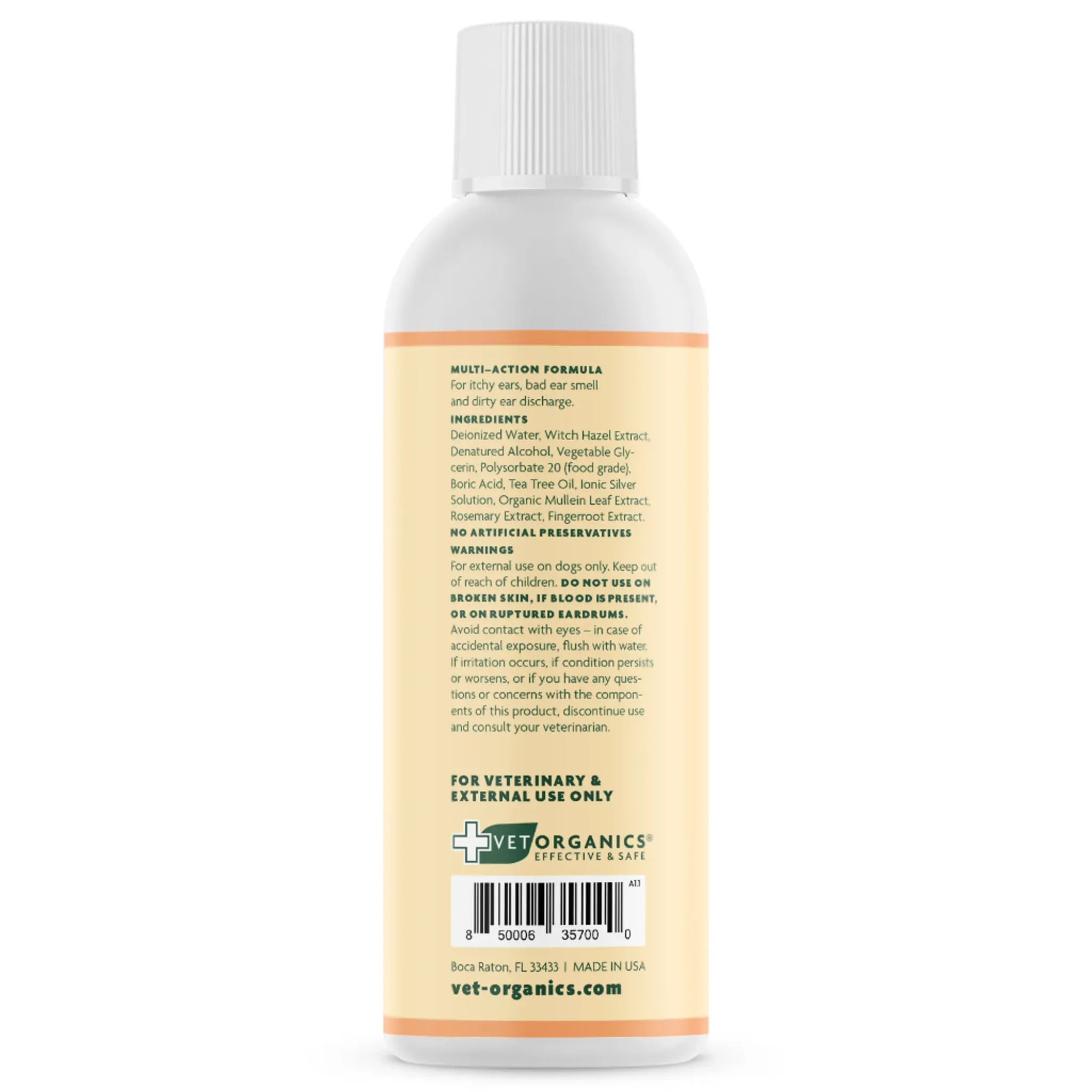 EcoEars Dog Ear Cleaner – Infection Formula | Vet Organics