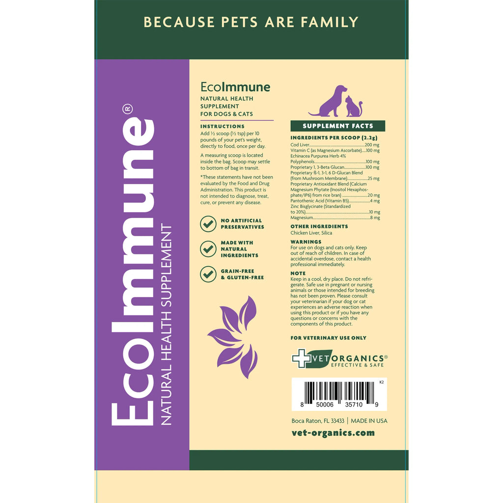 EcoImmune – Immune Support & Booster Supplement for Dogs & Cats | Vet Organics