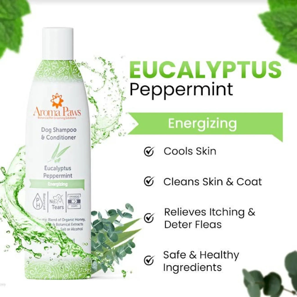 Eucalyptus Peppermint Energizing Shampoo & Conditioner | Aroma Paws
