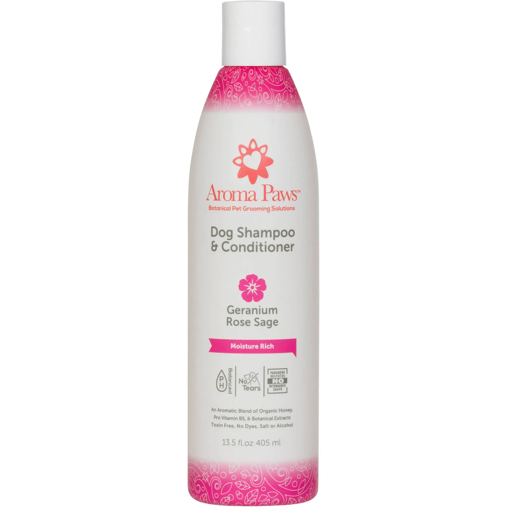 Geranium Sage Moisturizing Shampoo & Conditioner | Aroma Paws