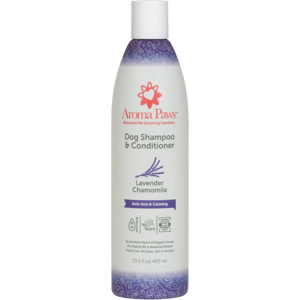 Lavender Chamomile Calming Anti‑Itch Shampoo & Conditioner | Aroma Paws
