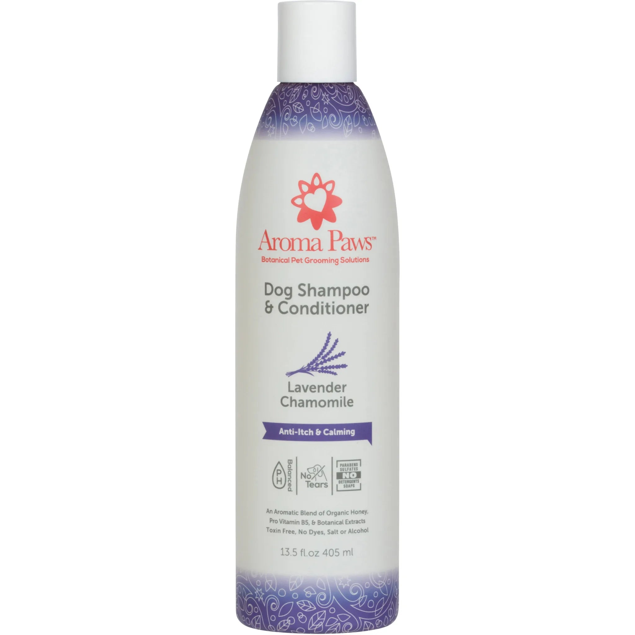 Lavender Chamomile Calming Anti‑Itch Shampoo & Conditioner | Aroma Paws